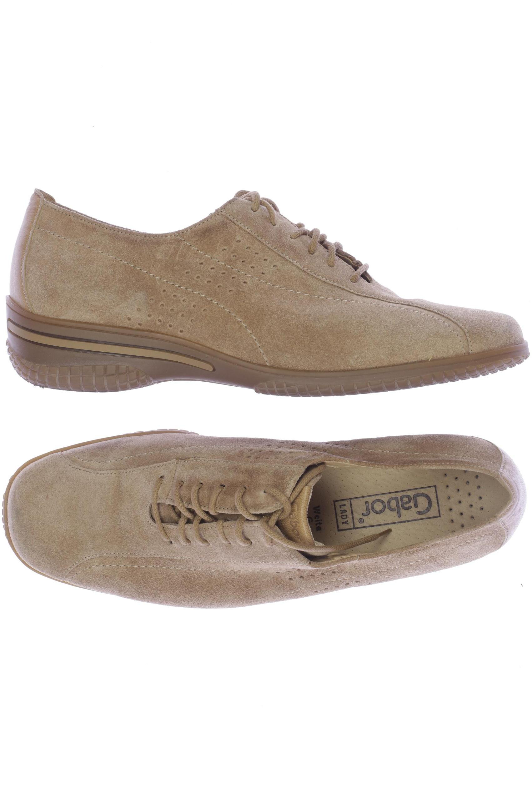 

Gabor Damen Halbschuh, beige, Gr. 6