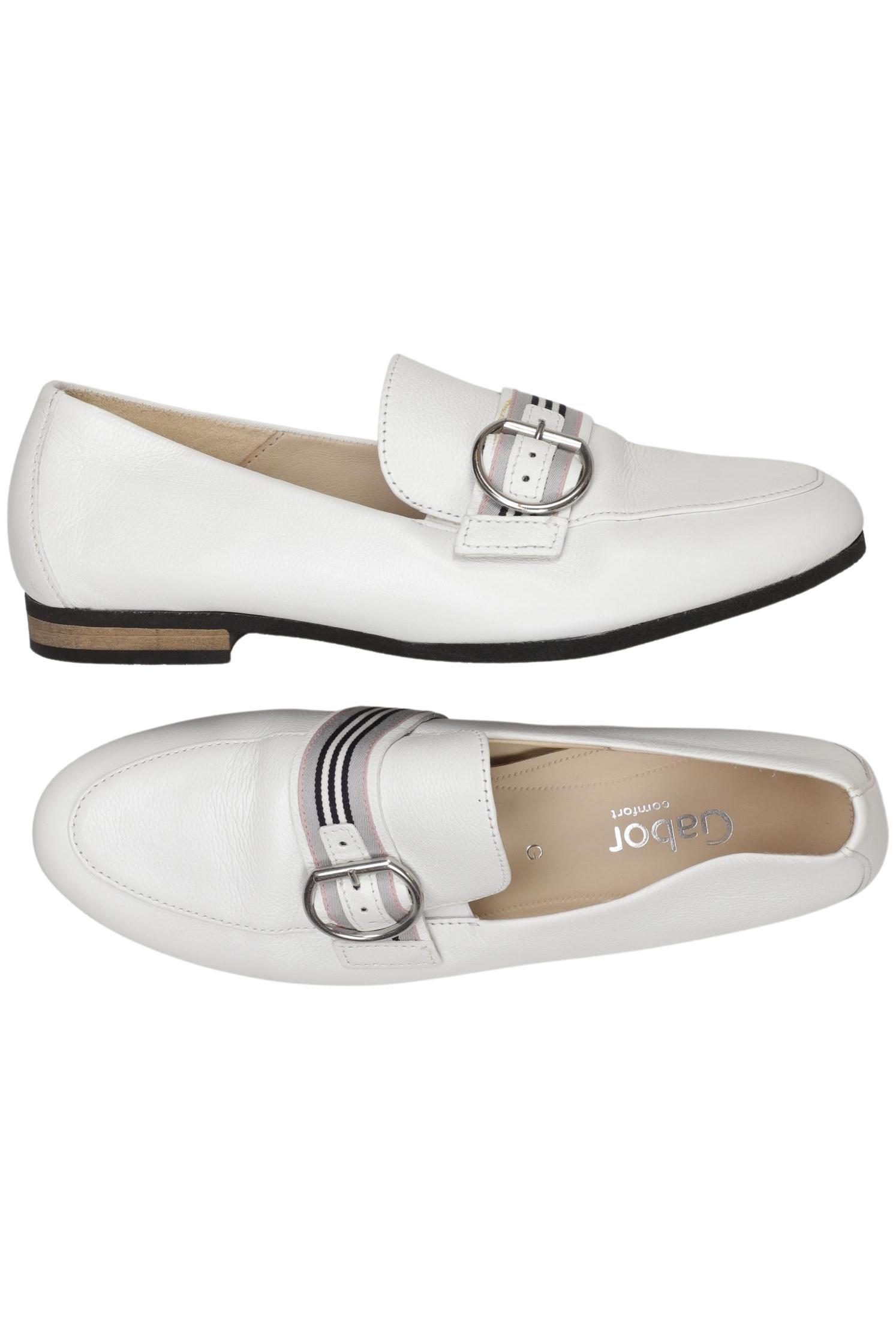 

Gabor Damen Halbschuh, weiß, Gr. 6