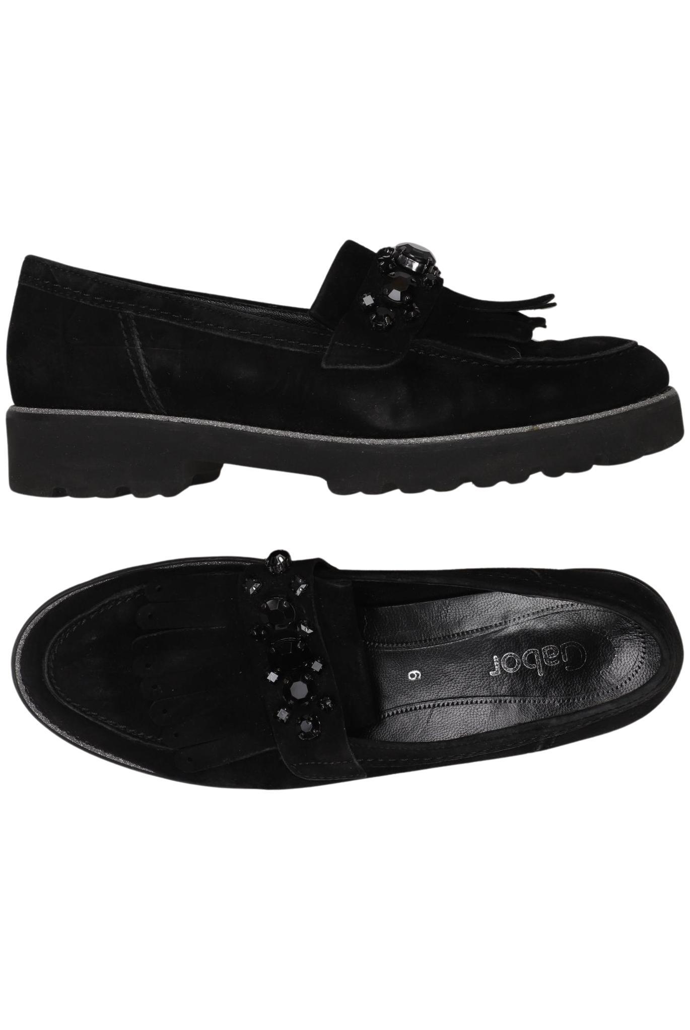 

Gabor Damen Halbschuh, schwarz, Gr. 6