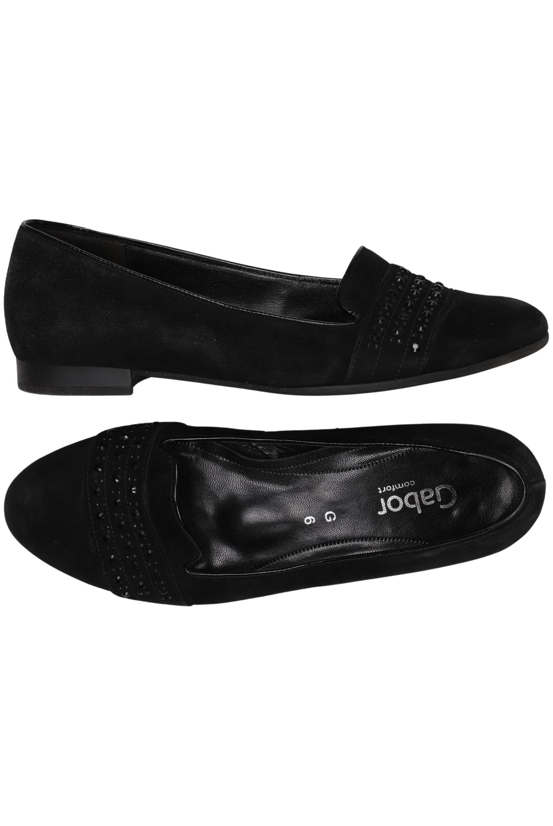 

Gabor Damen Halbschuh, schwarz, Gr. 6