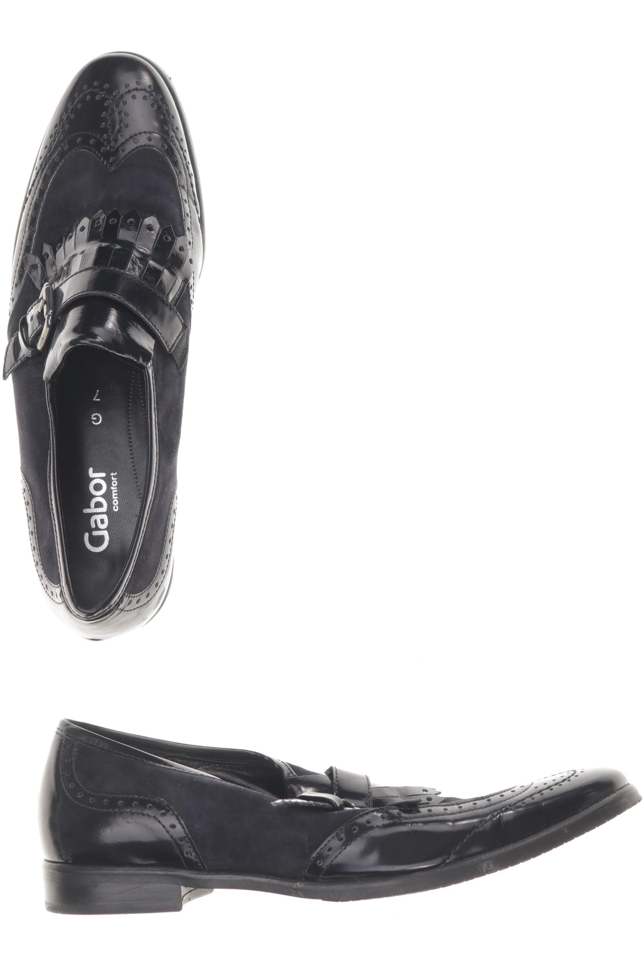 

Gabor Damen Halbschuh, blau, Gr. 7