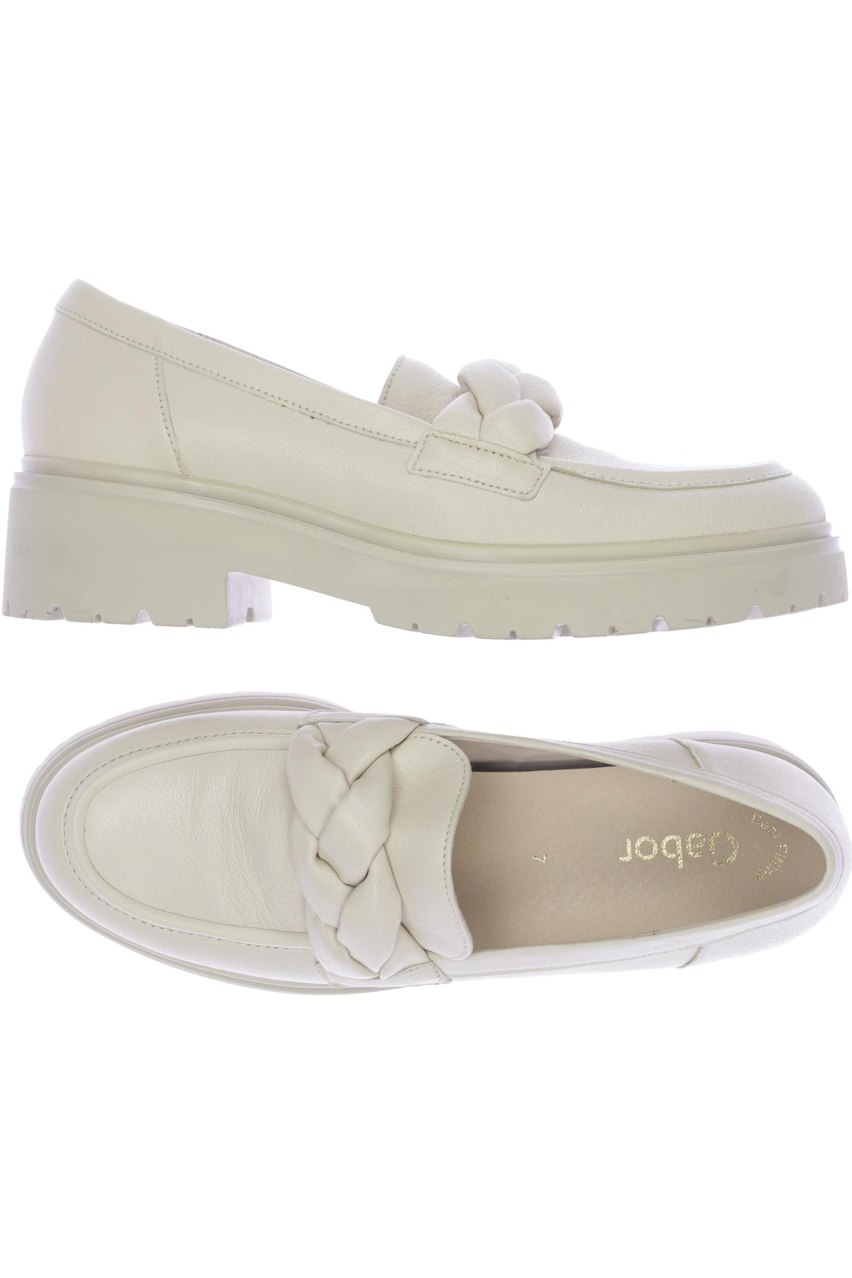 

Gabor Damen Halbschuh, cremeweiß, Gr. 7