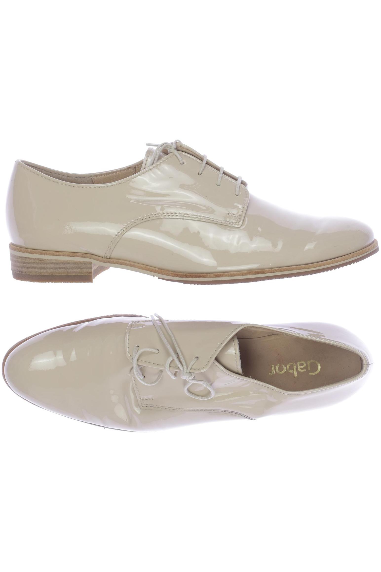 

Gabor Damen Halbschuh, beige, Gr. 6.5
