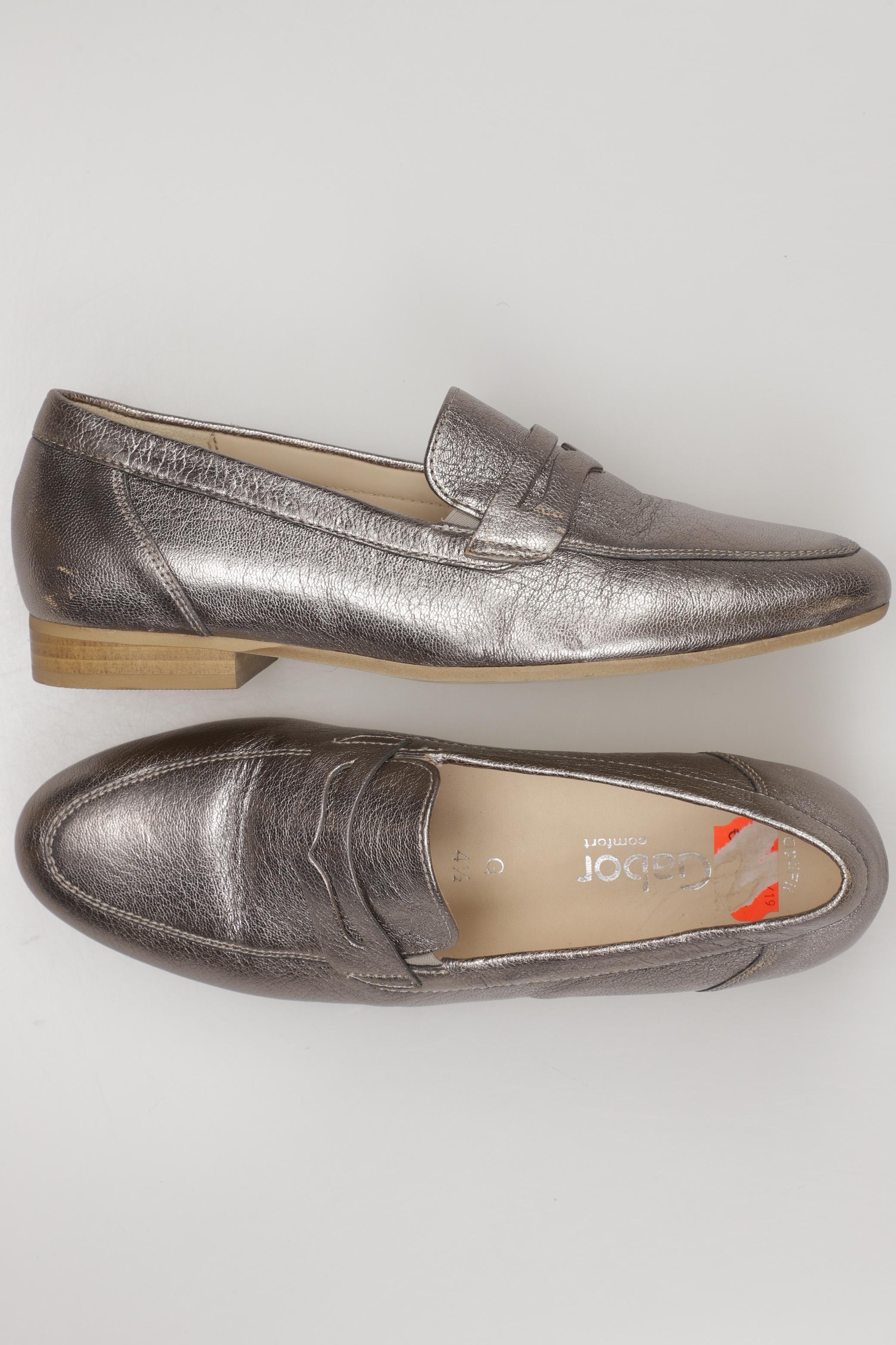 

Gabor Damen Halbschuh, silber, Gr. 4.5