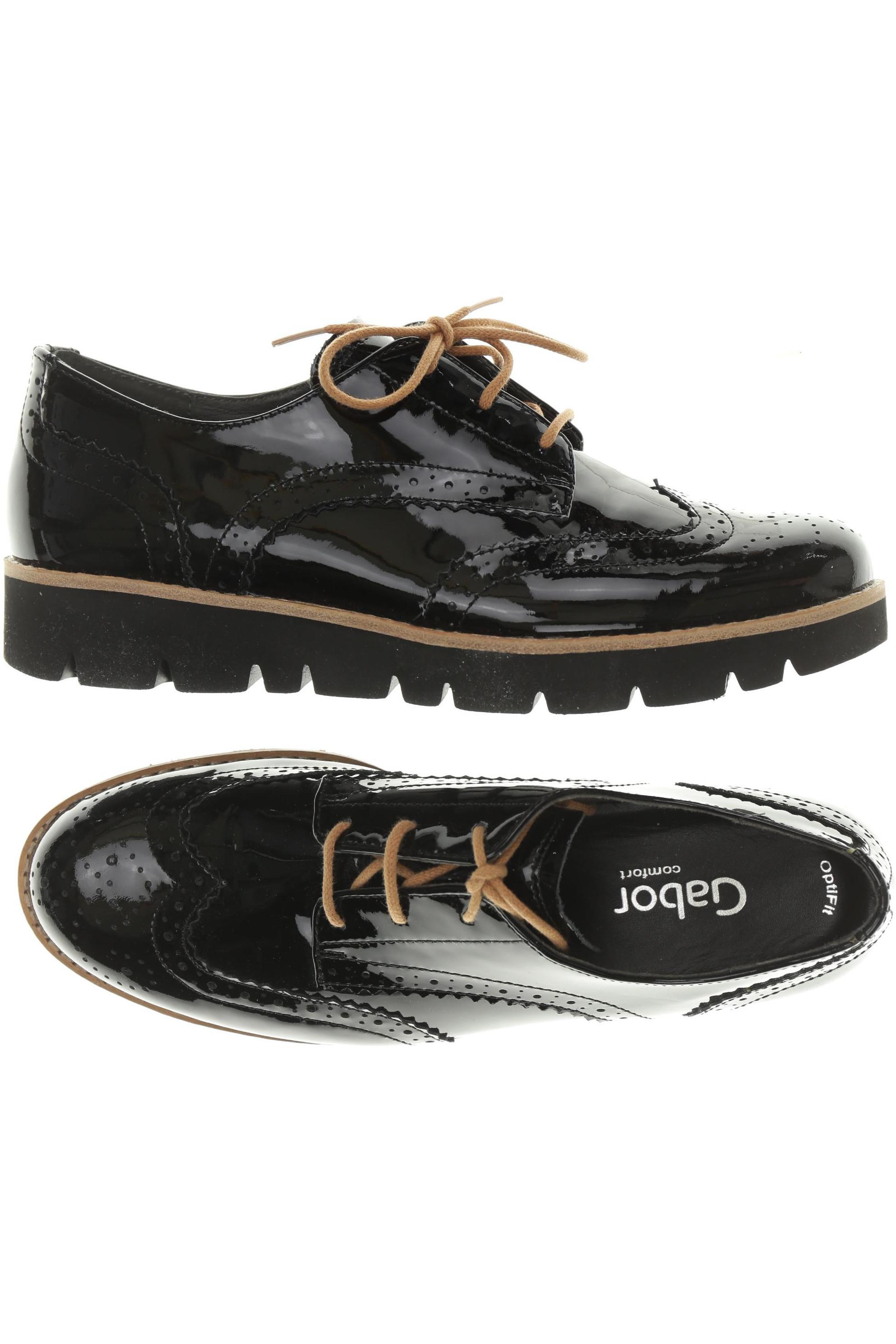 

Gabor Damen Halbschuh, schwarz, Gr. 5