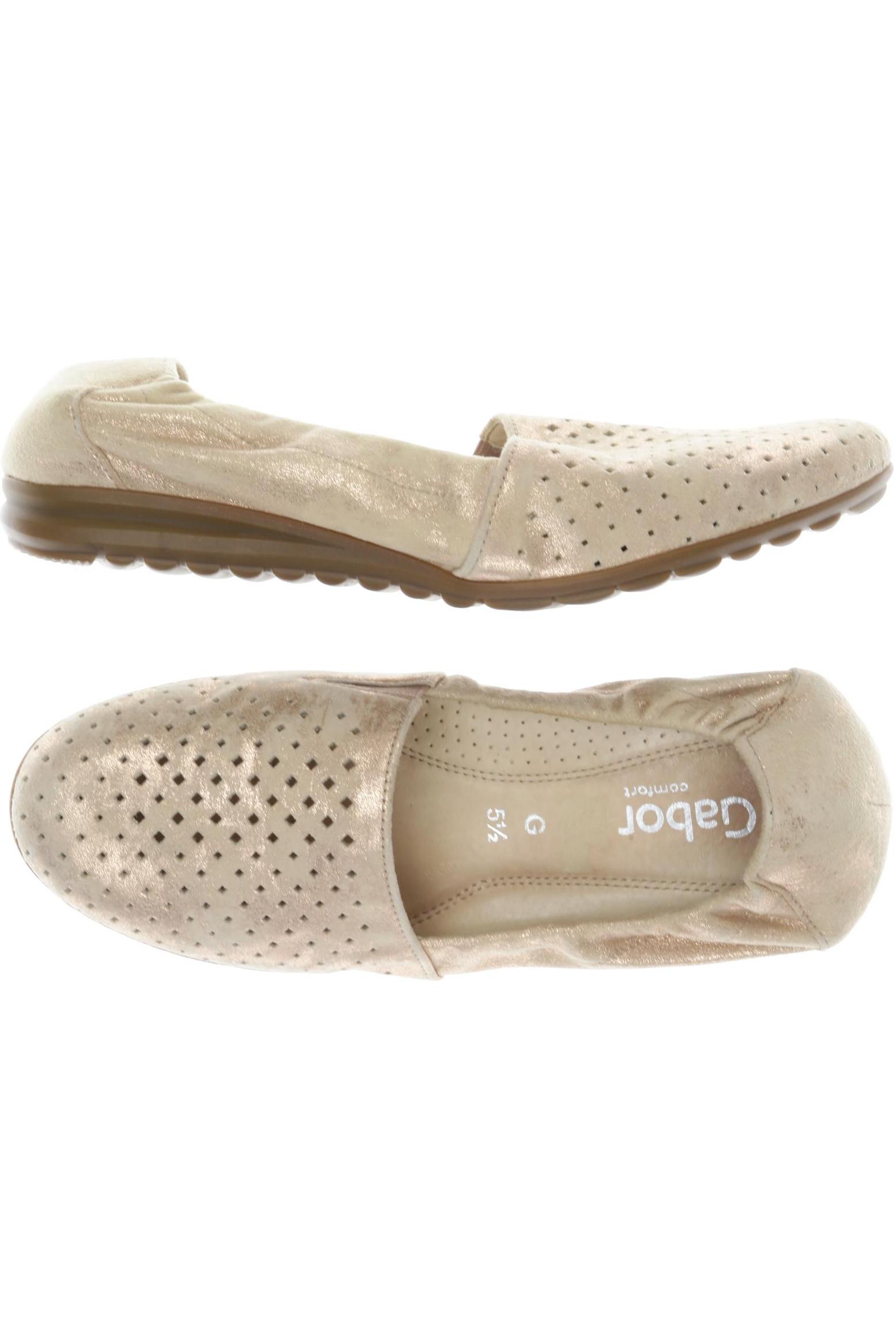

Gabor Damen Halbschuh, beige, Gr. 5.5