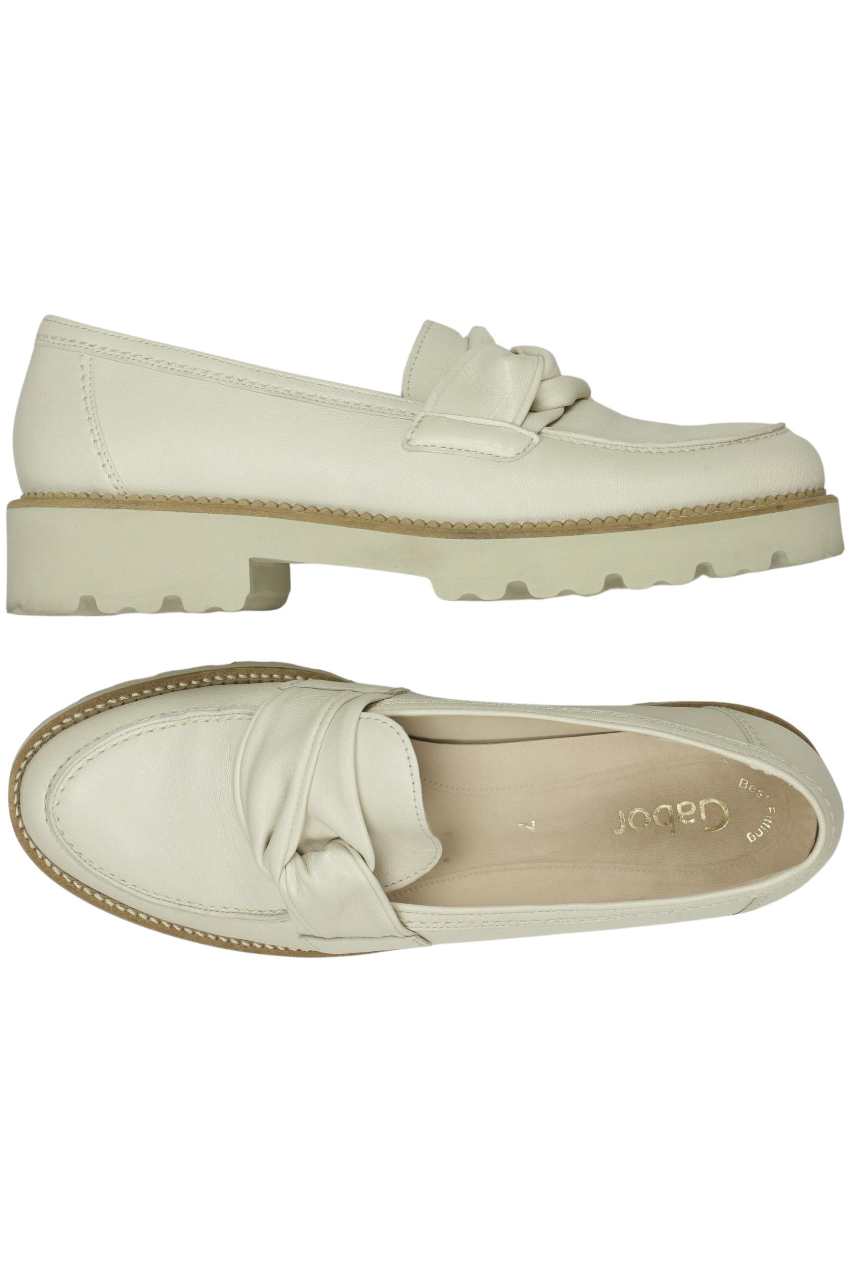 

Gabor Damen Halbschuh, cremeweiß, Gr. 7