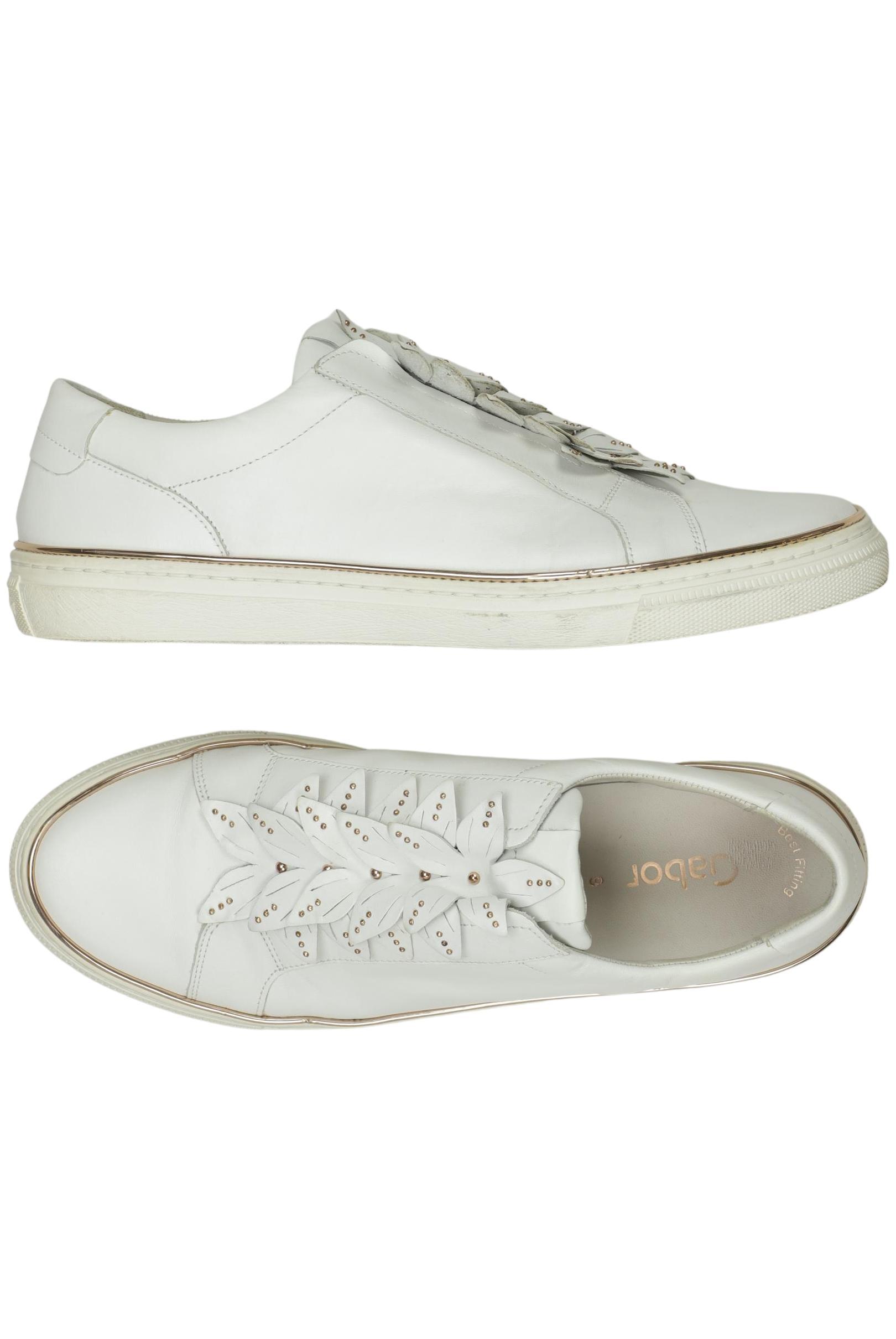 

Gabor Damen Halbschuh, weiß, Gr. 9