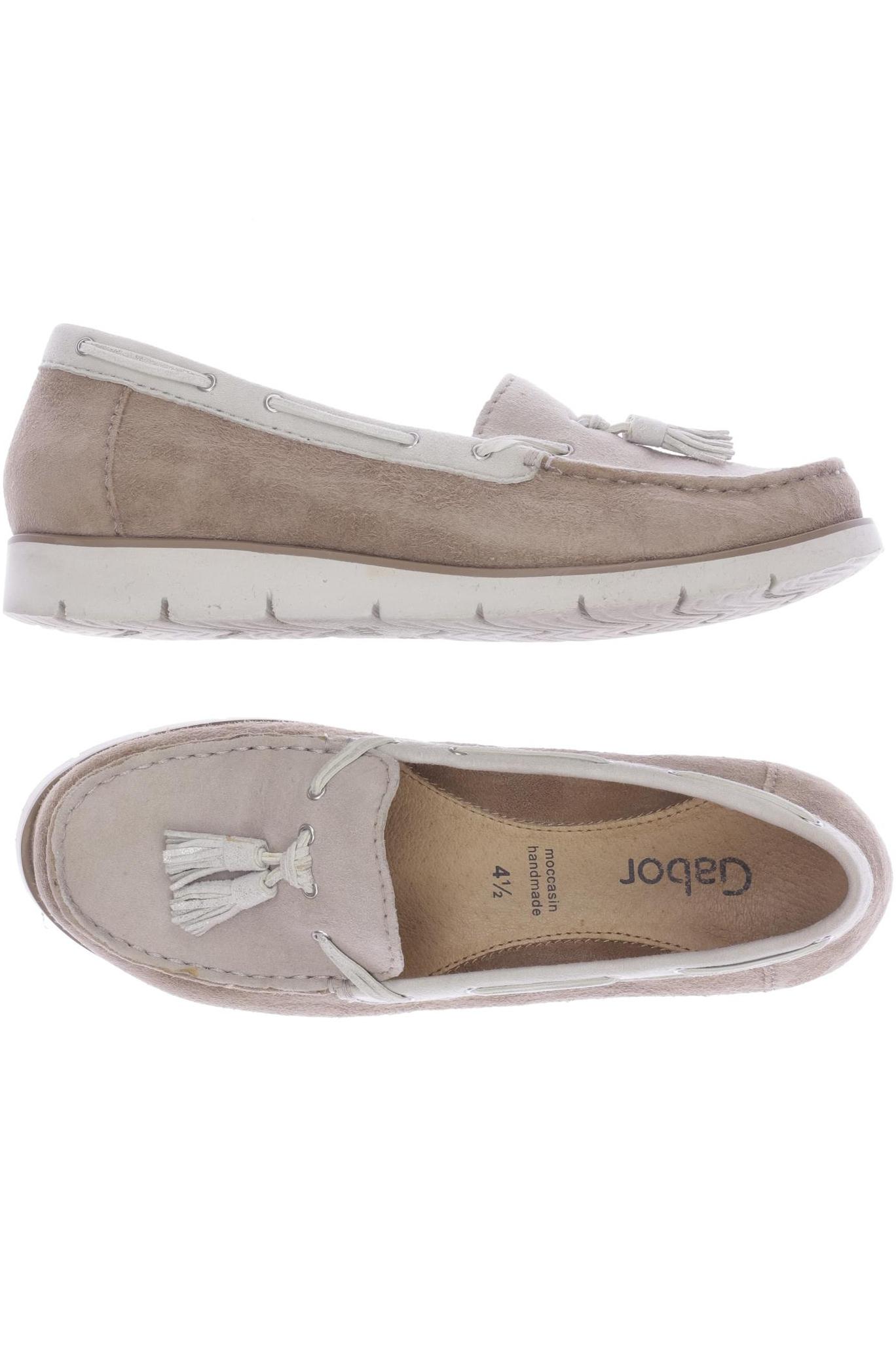 

Gabor Damen Halbschuh, beige, Gr. 4.5