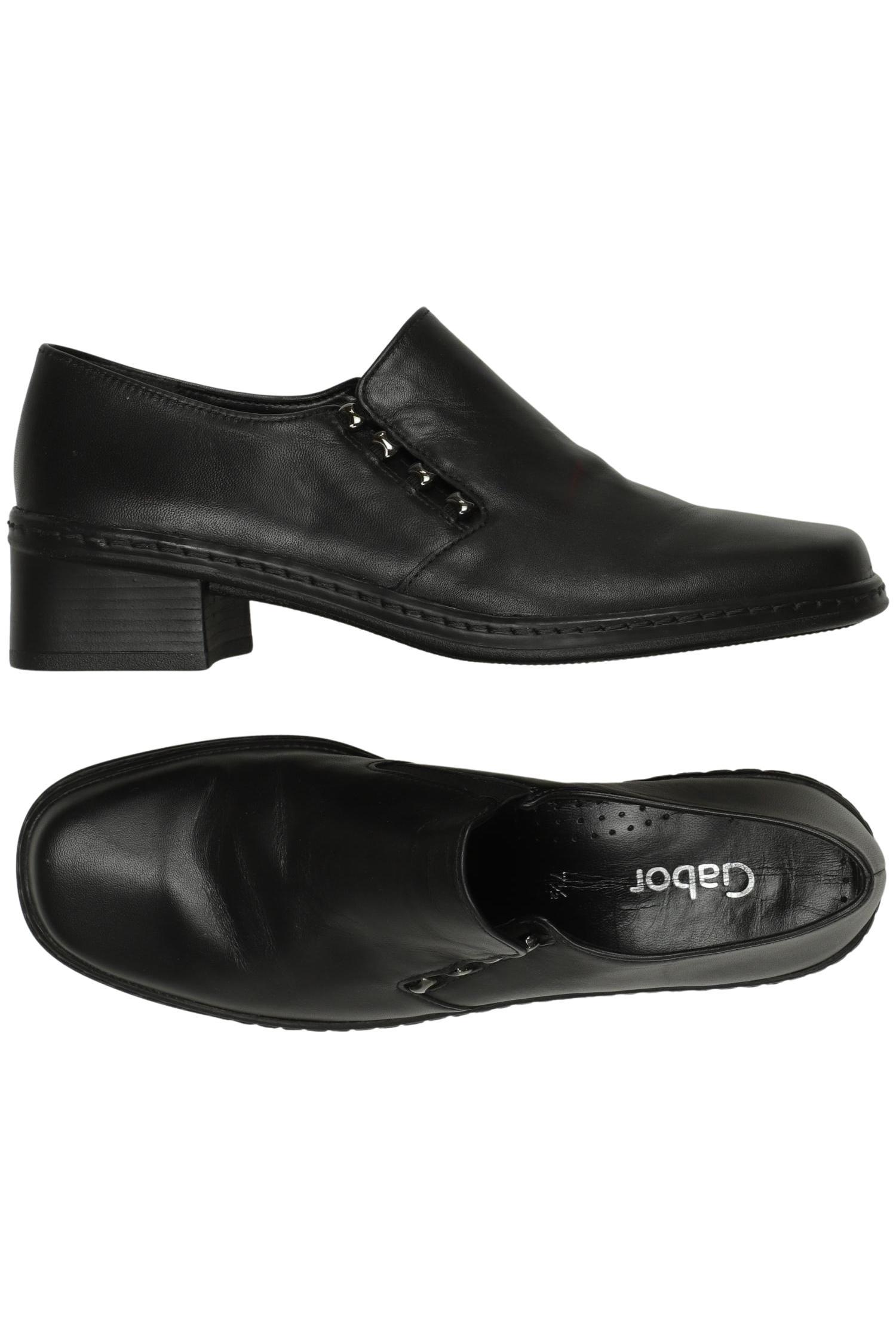 

Gabor Damen Halbschuh, schwarz, Gr. 7.5