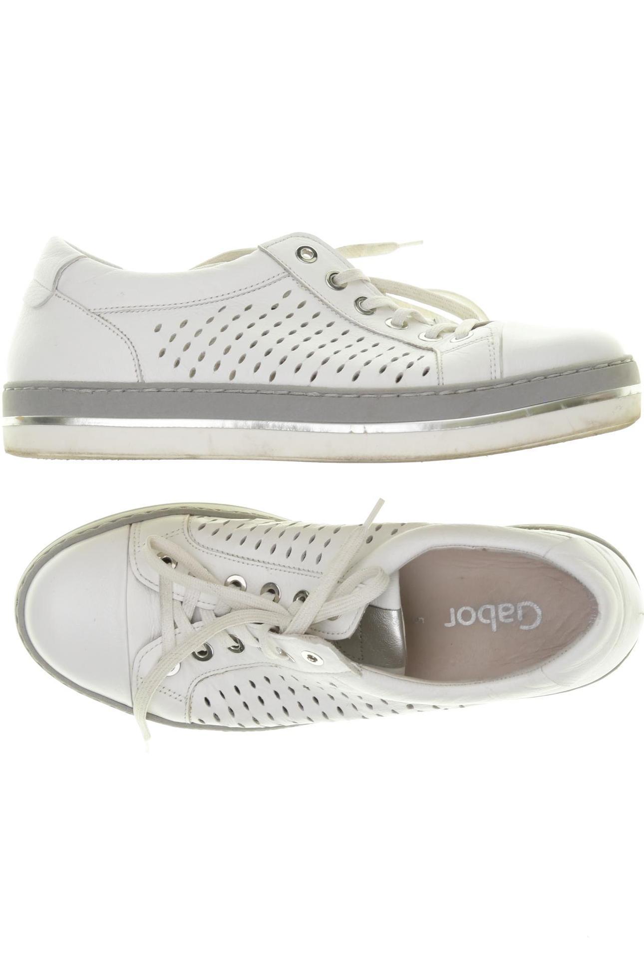 

Gabor Damen Halbschuh, weiß, Gr. 5