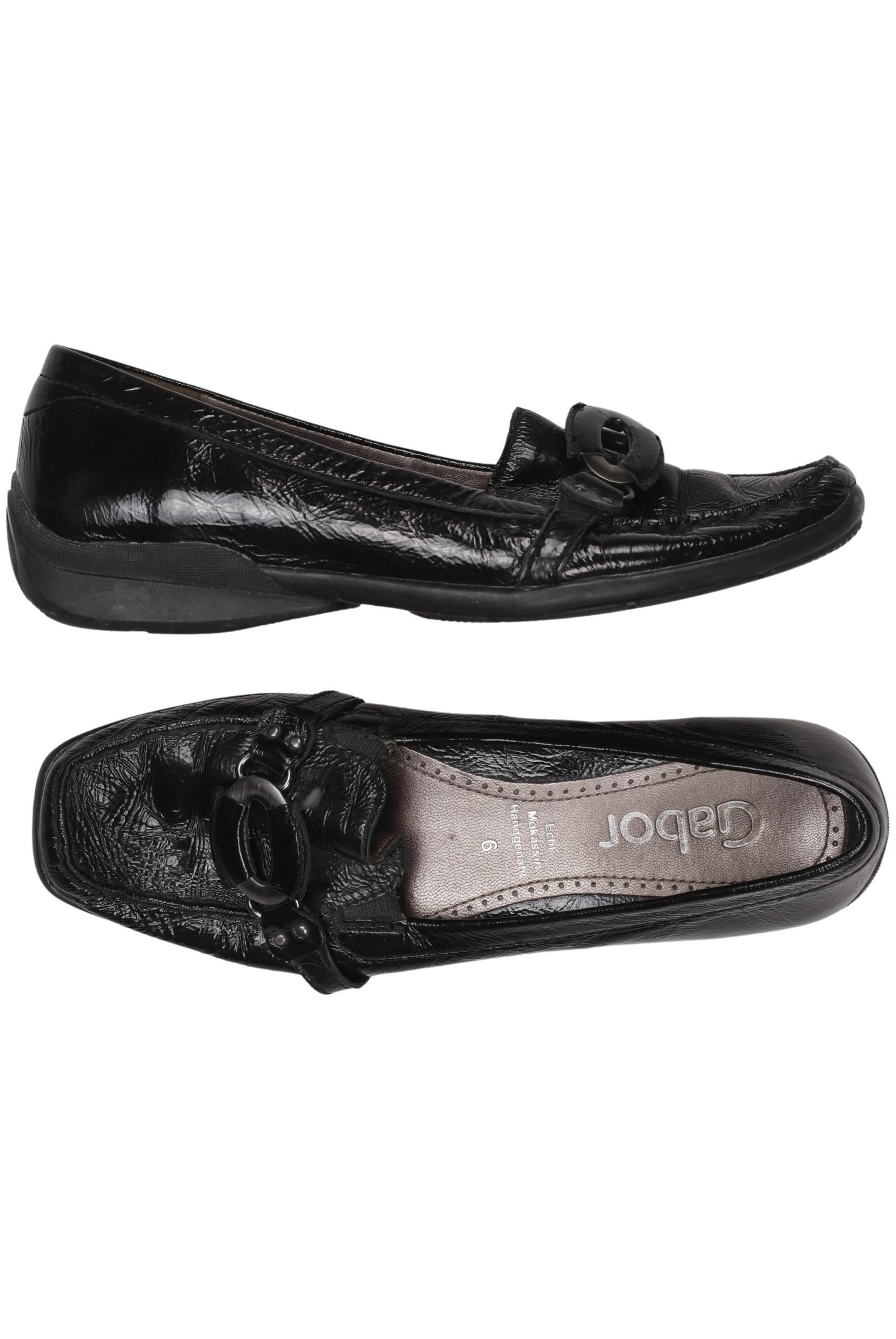 

Gabor Damen Halbschuh, schwarz, Gr. 6