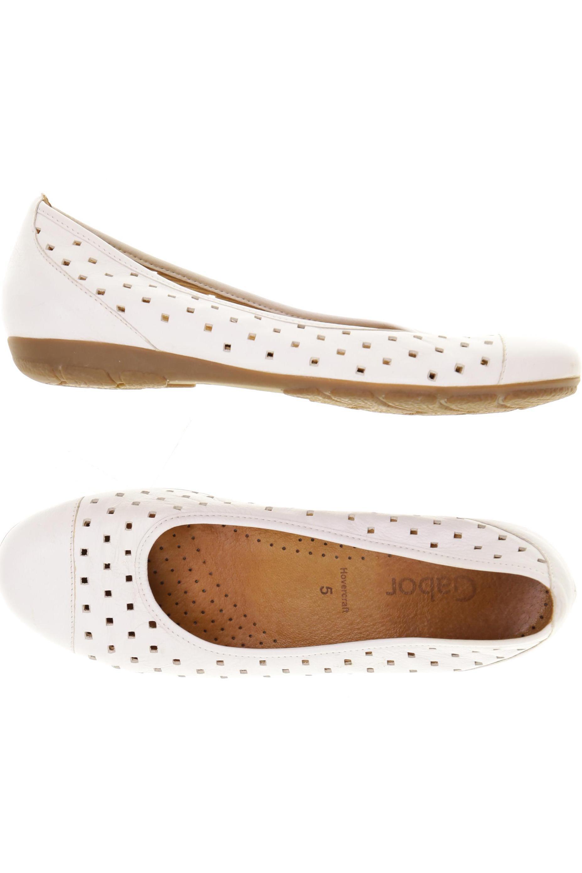 

Gabor Damen Halbschuh, weiß, Gr. 5