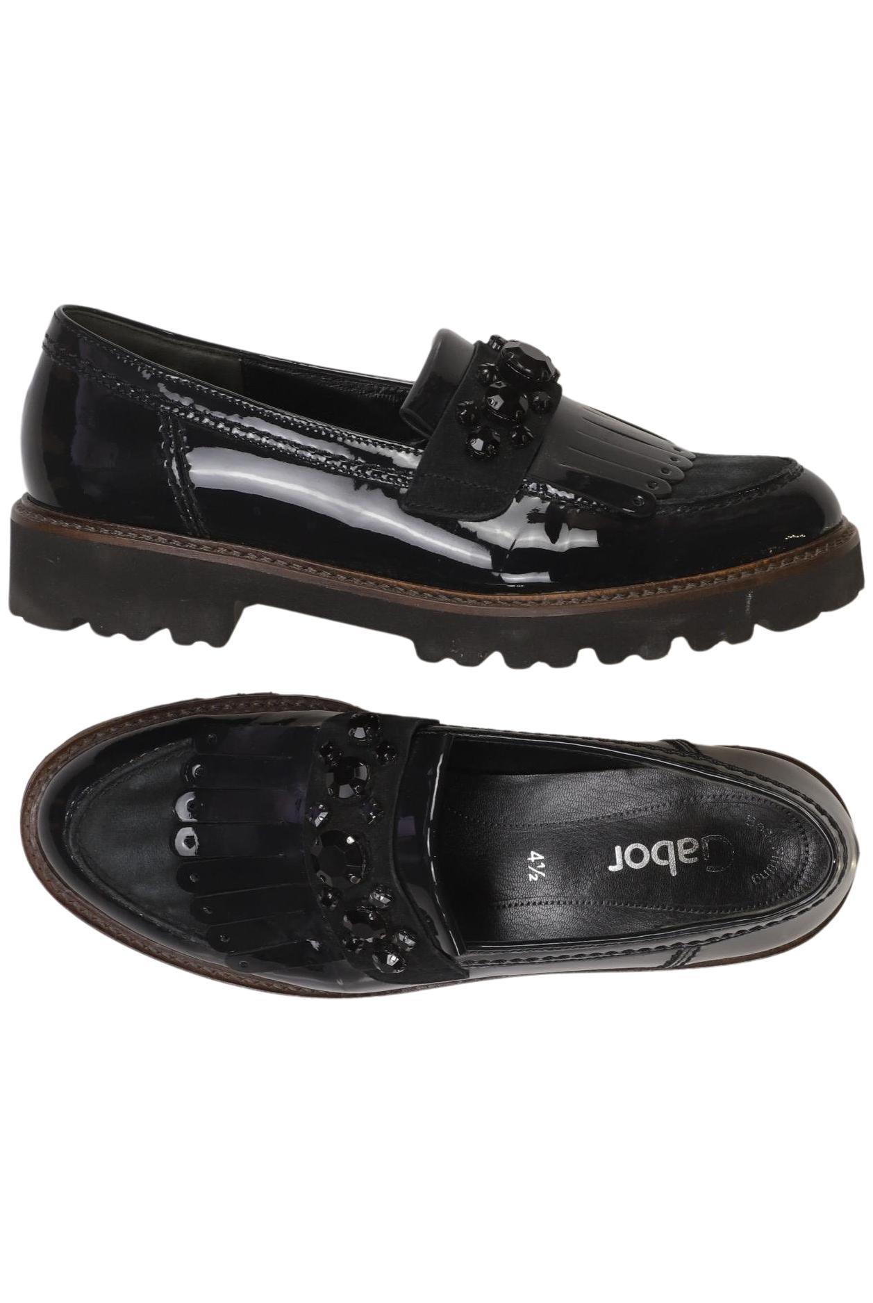 

Gabor Damen Halbschuh, schwarz, Gr. 4.5