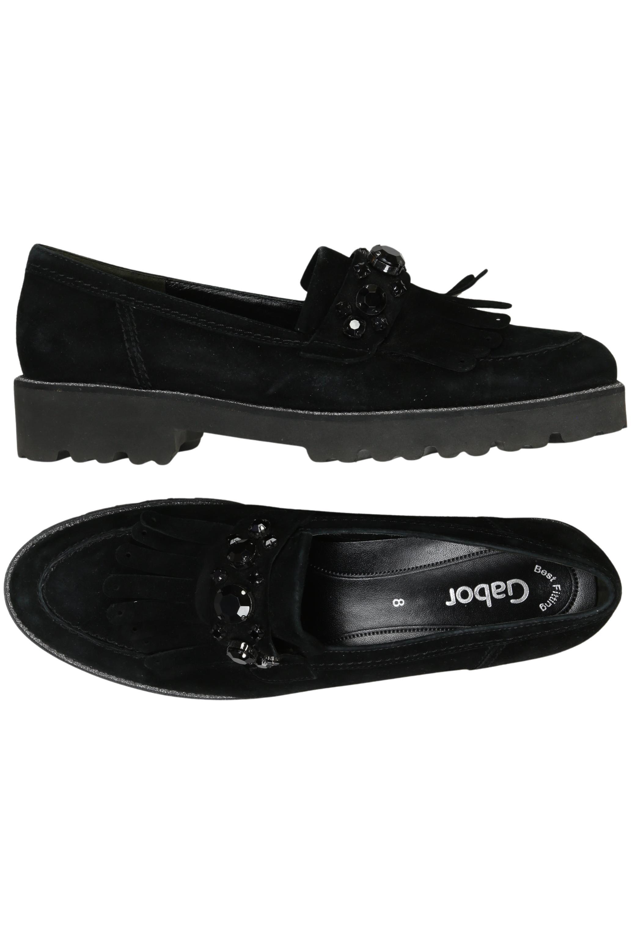 

Gabor Damen Halbschuh, schwarz, Gr. 8