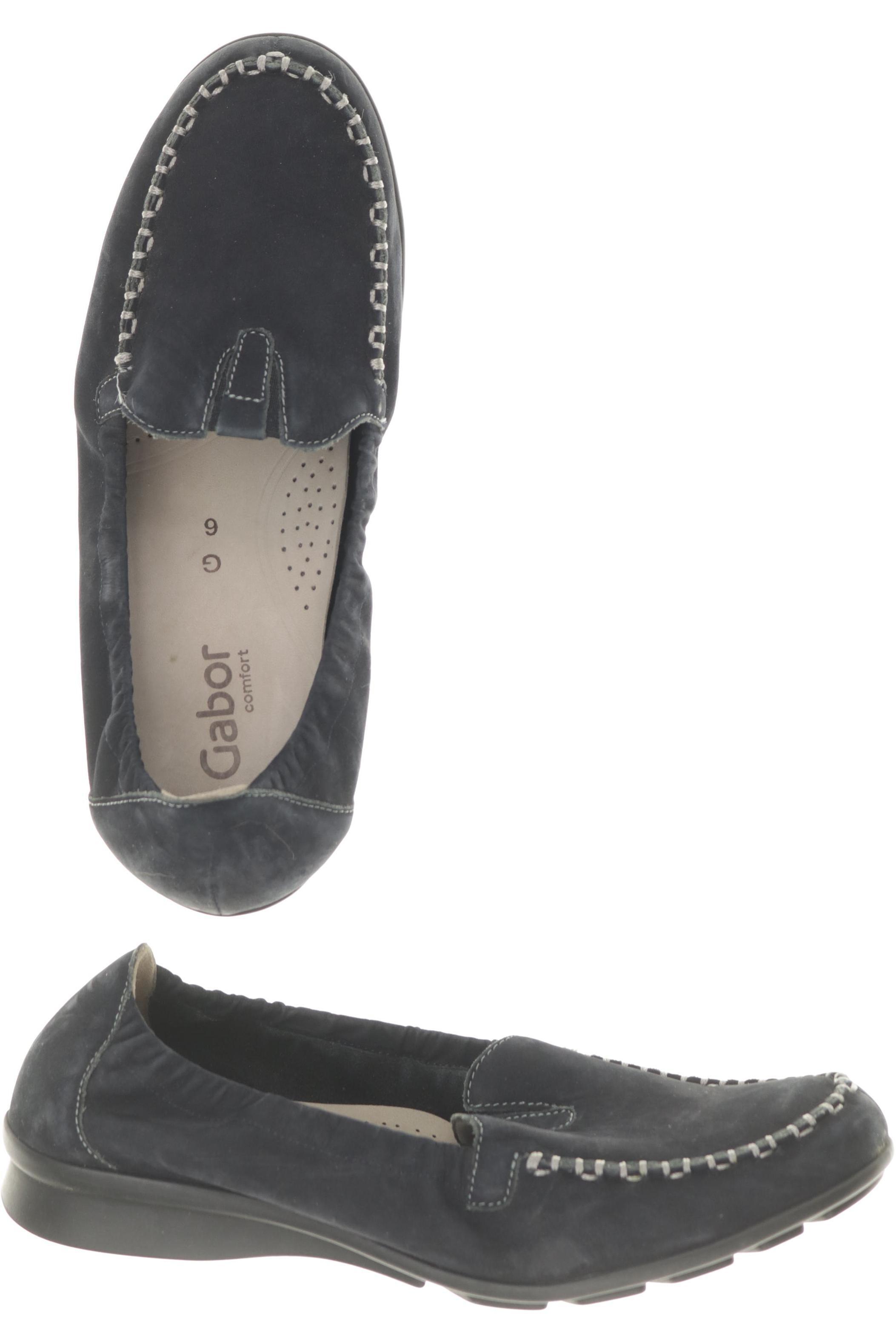 

Gabor Damen Halbschuh, blau, Gr. 6