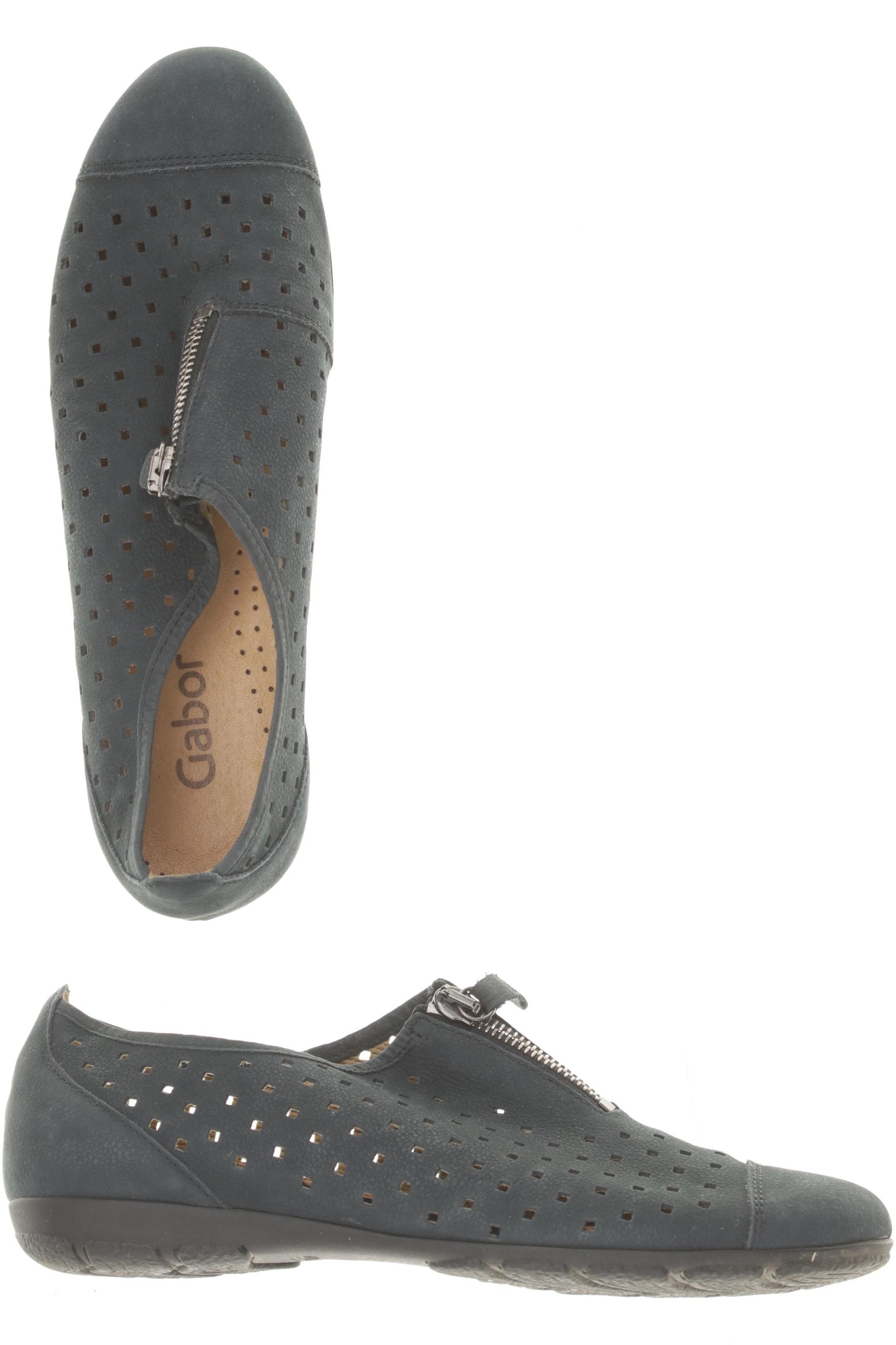 

Gabor Damen Halbschuh, blau, Gr. 4.5