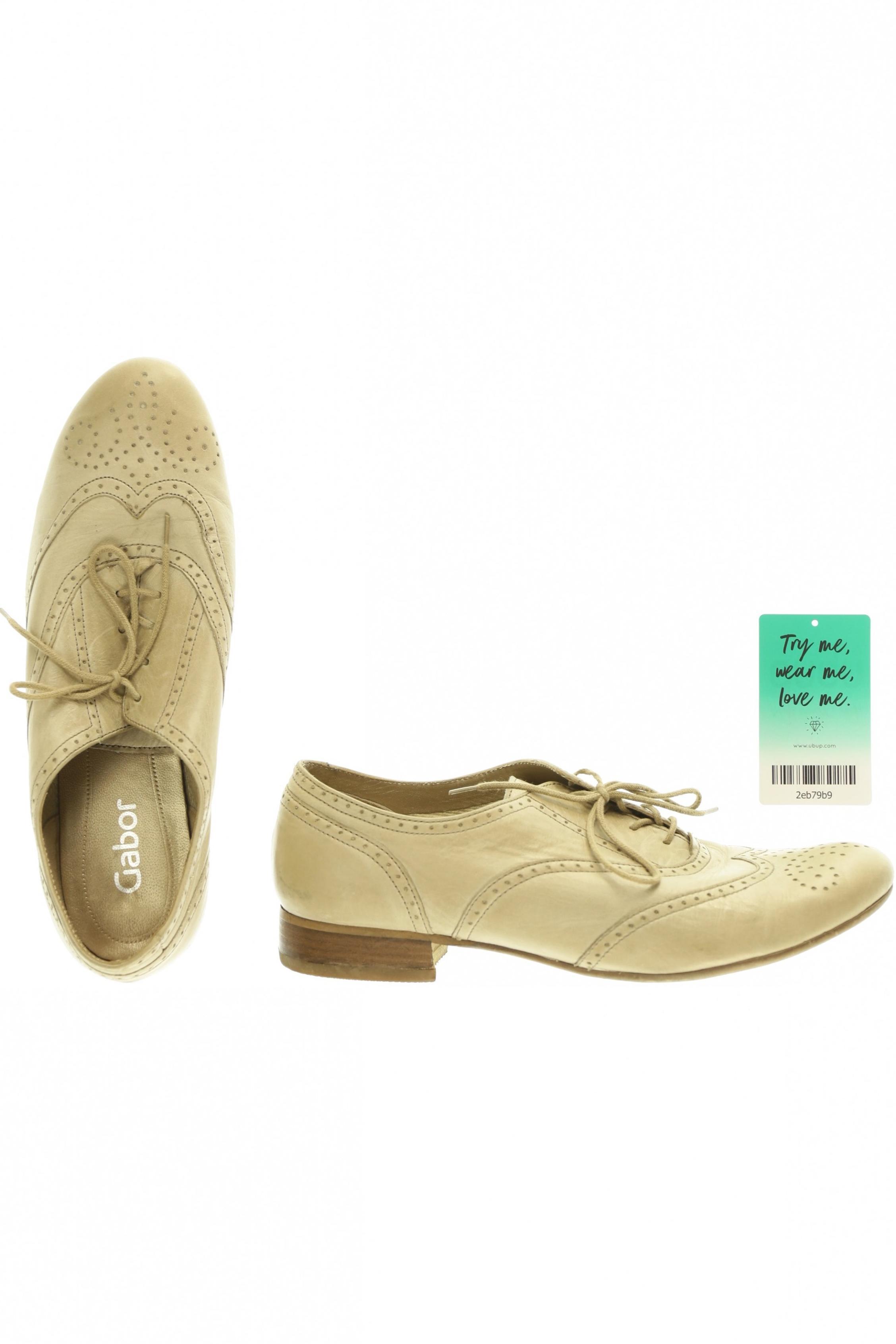 

Gabor Damen Halbschuh, beige, Gr. 6