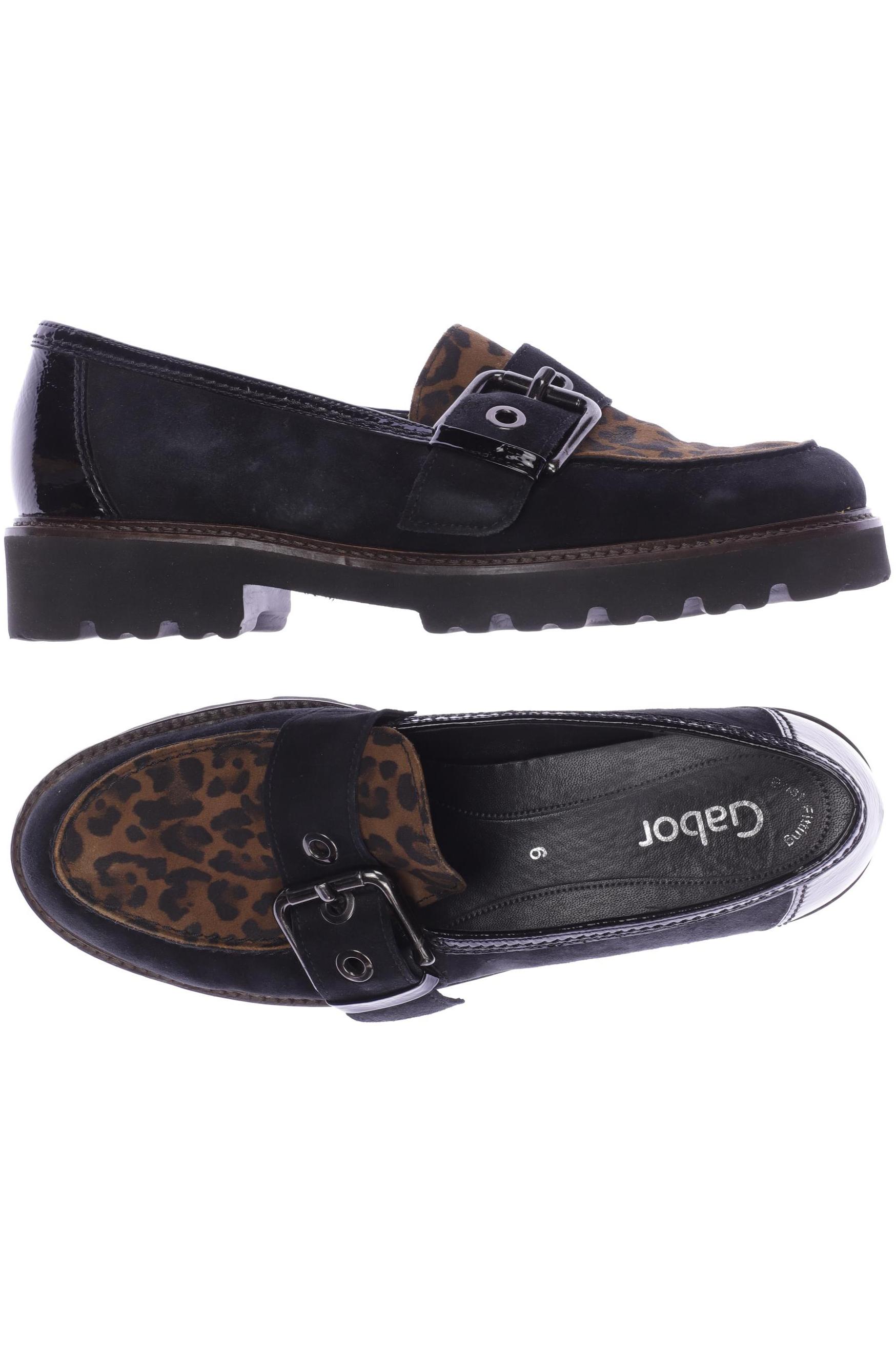 

Gabor Damen Halbschuh, schwarz, Gr. 39.5