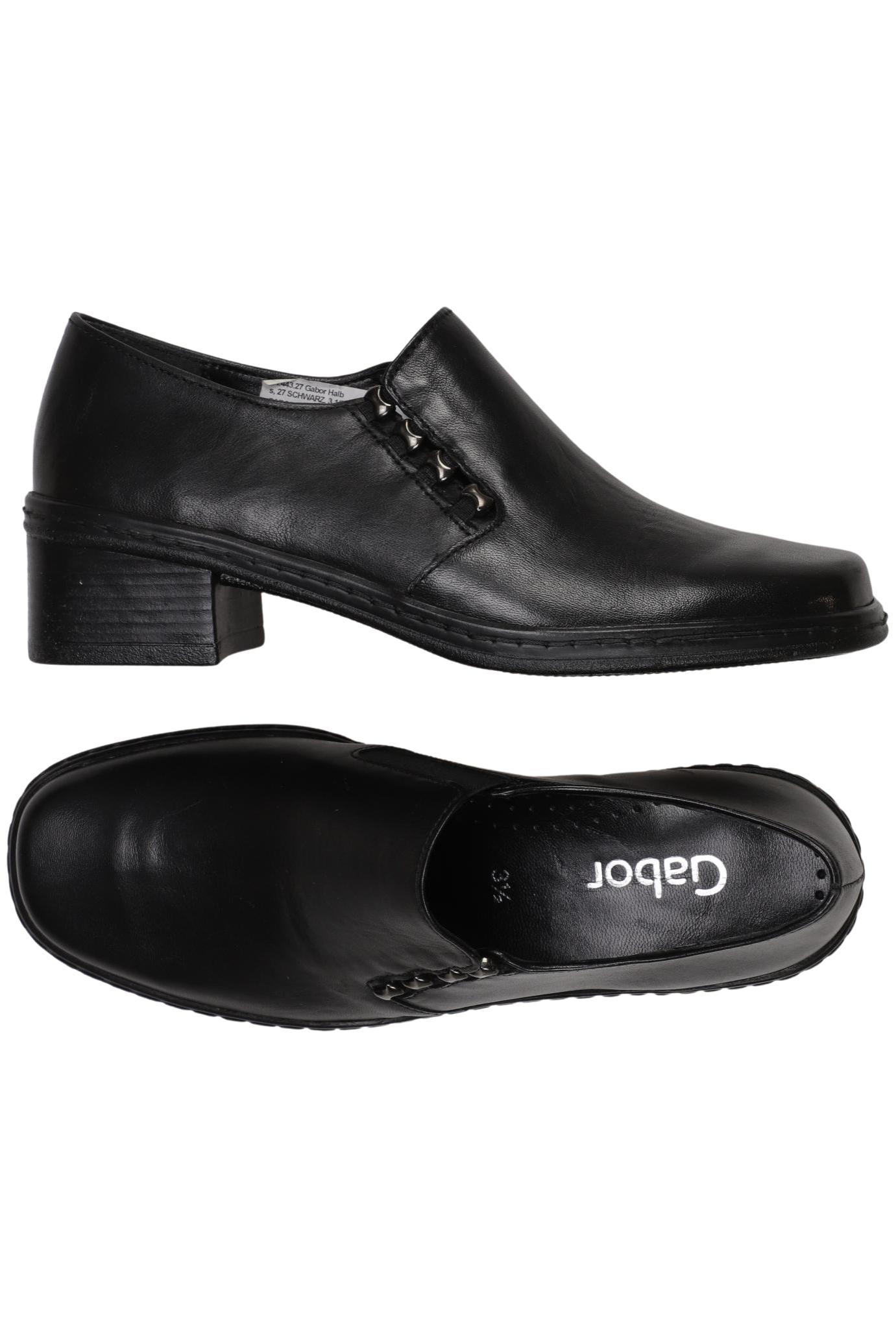 

Gabor Damen Halbschuh, schwarz, Gr. 3.5