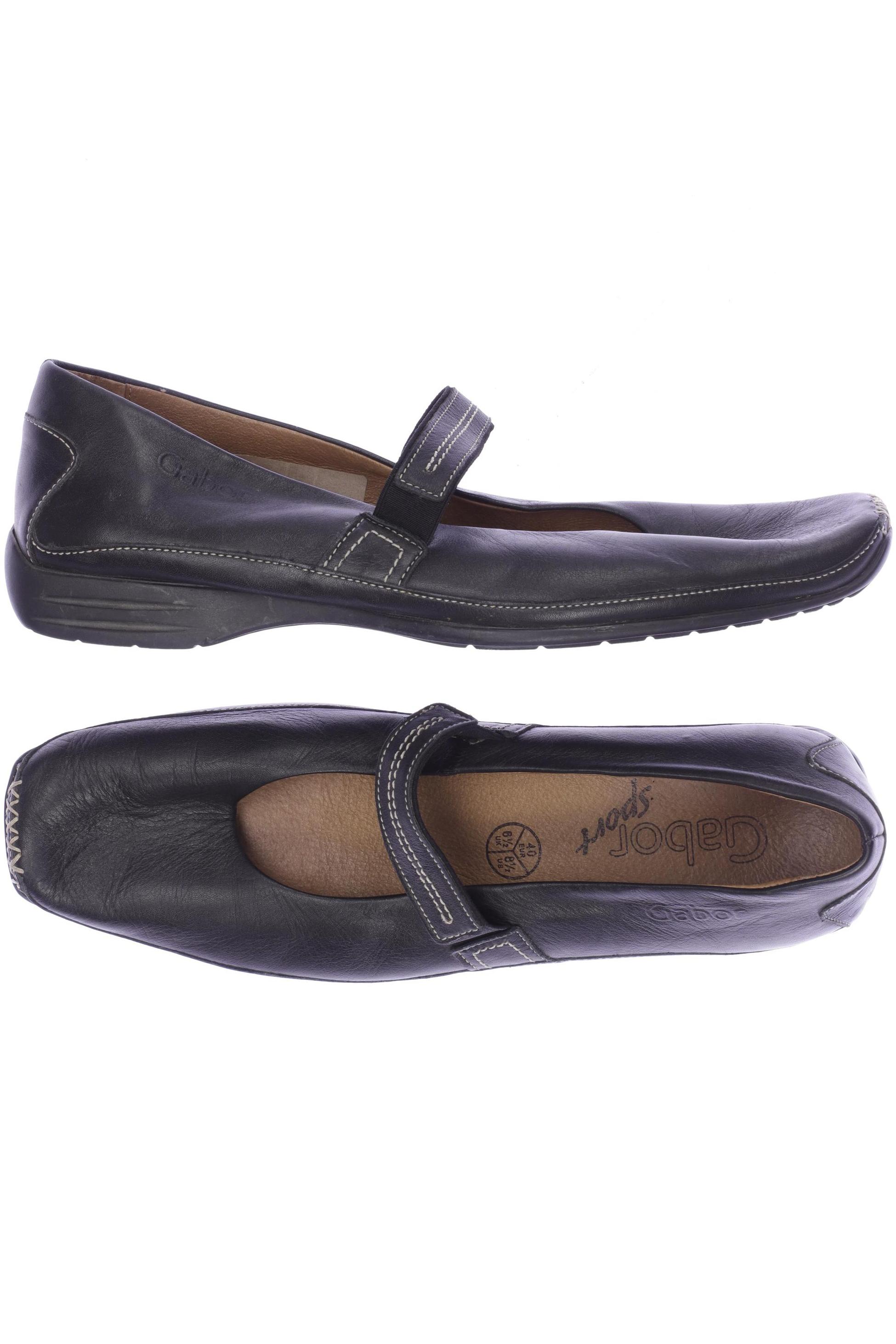 

Gabor Damen Halbschuh, schwarz, Gr. 40