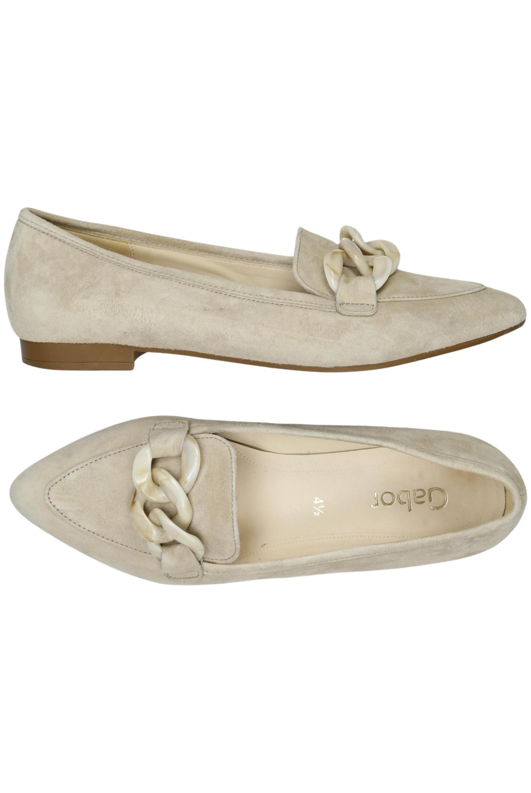

Gabor Damen Halbschuh, beige, Gr. 4.5