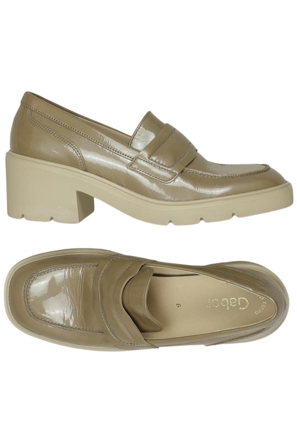 

Gabor Damen Halbschuh, beige, Gr. 6