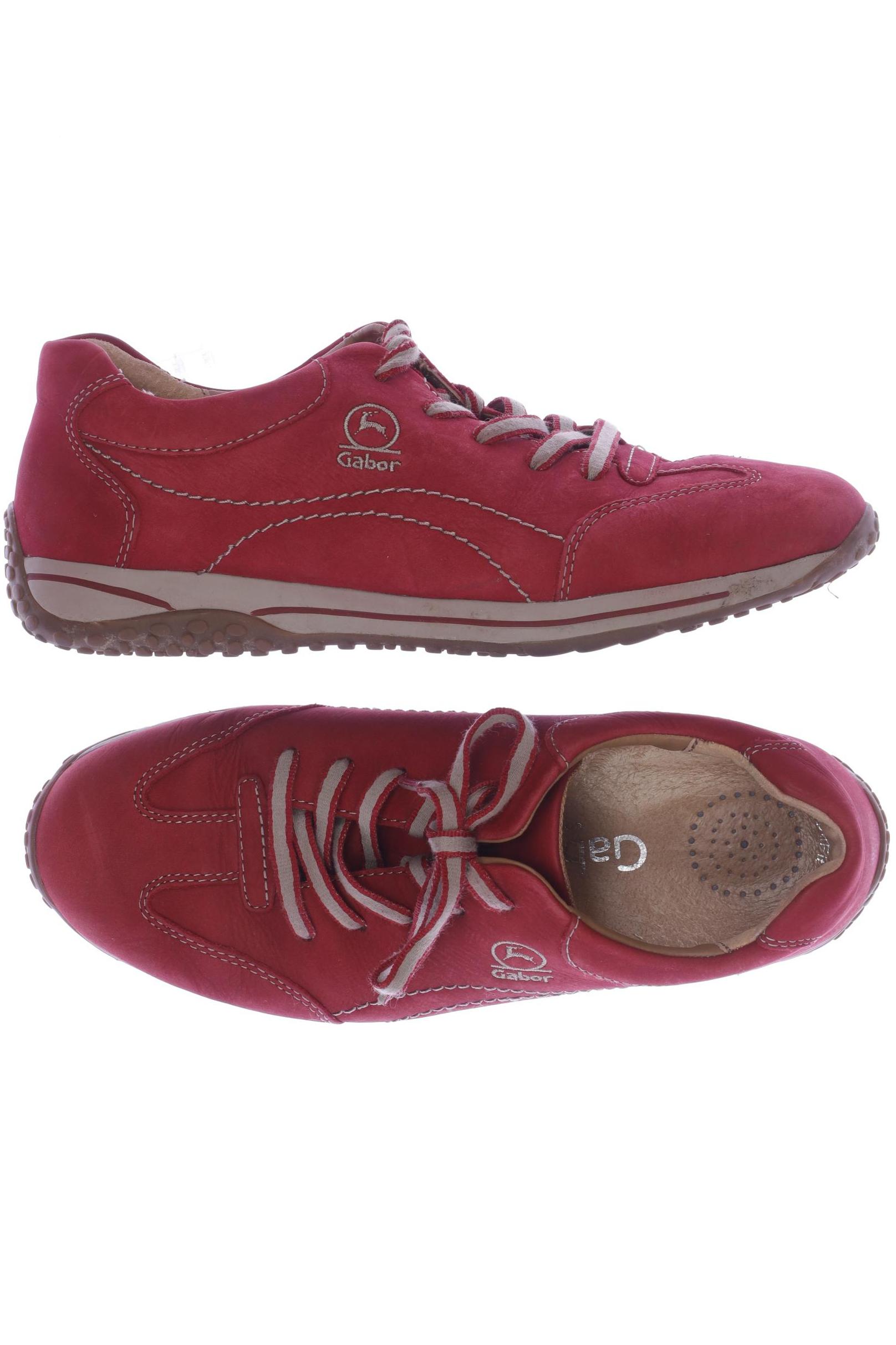 

Gabor Damen Halbschuh, rot, Gr. 5