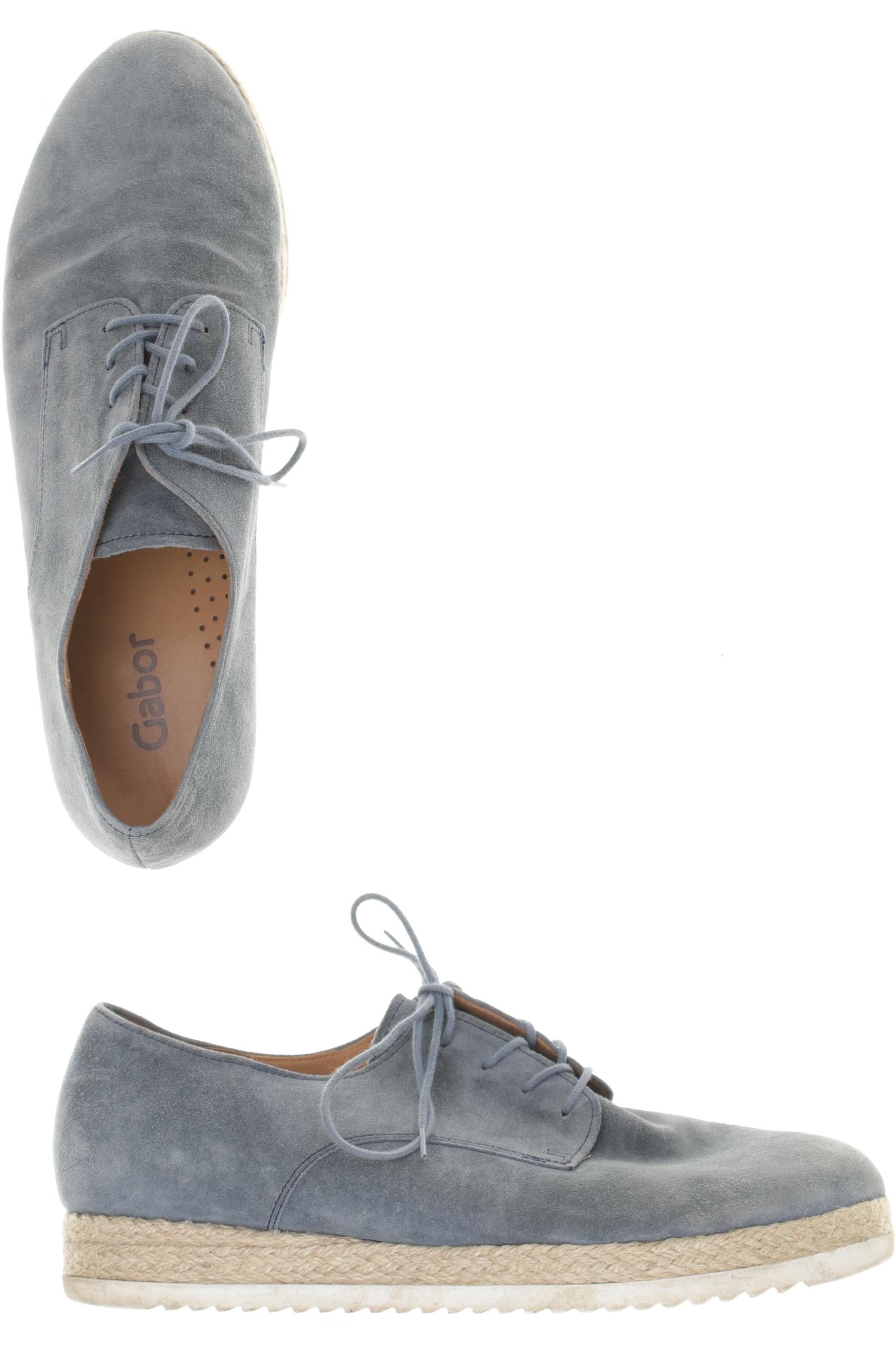 

Gabor Damen Halbschuh, blau, Gr. 5.5