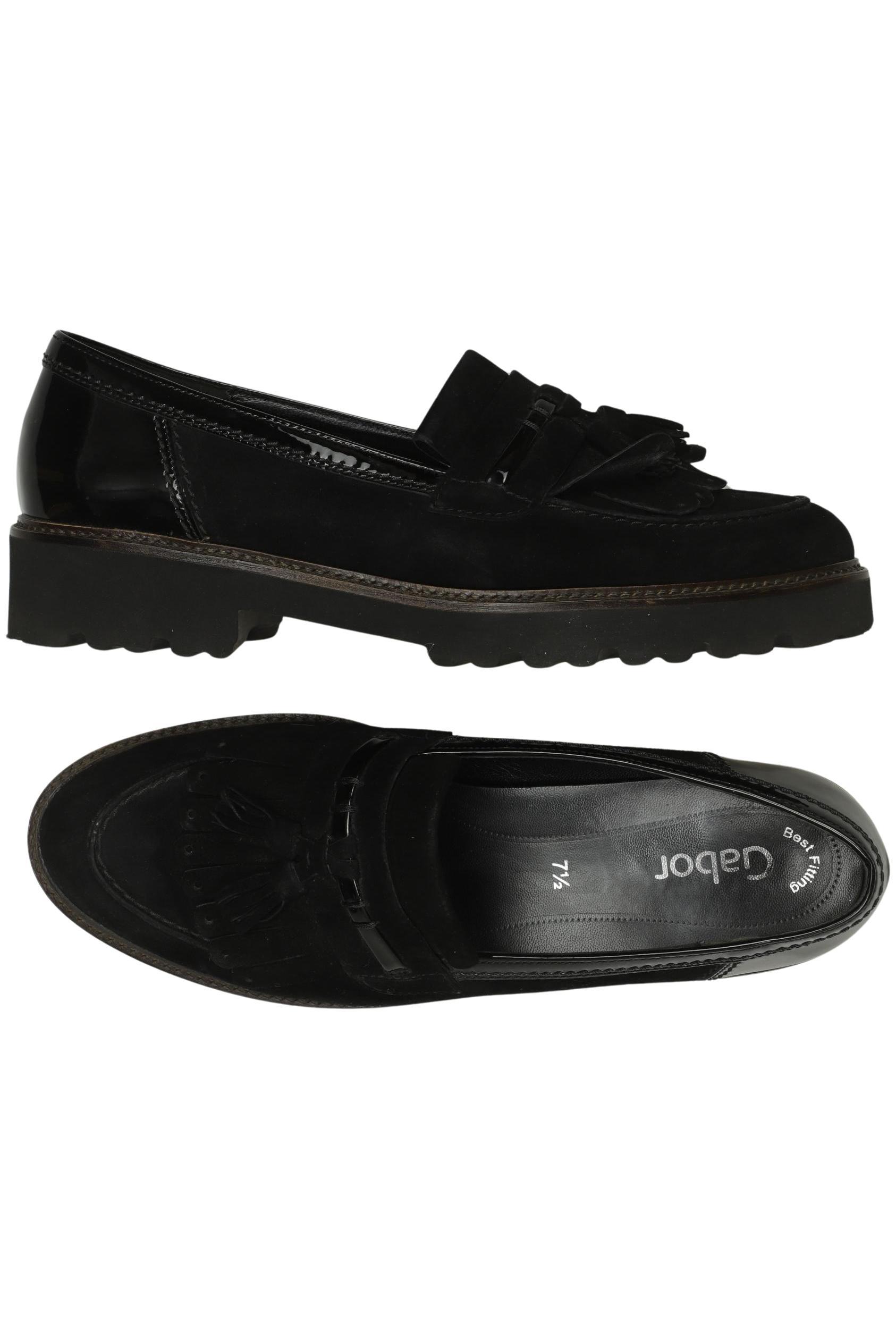 

Gabor Damen Halbschuh, schwarz, Gr. 7.5