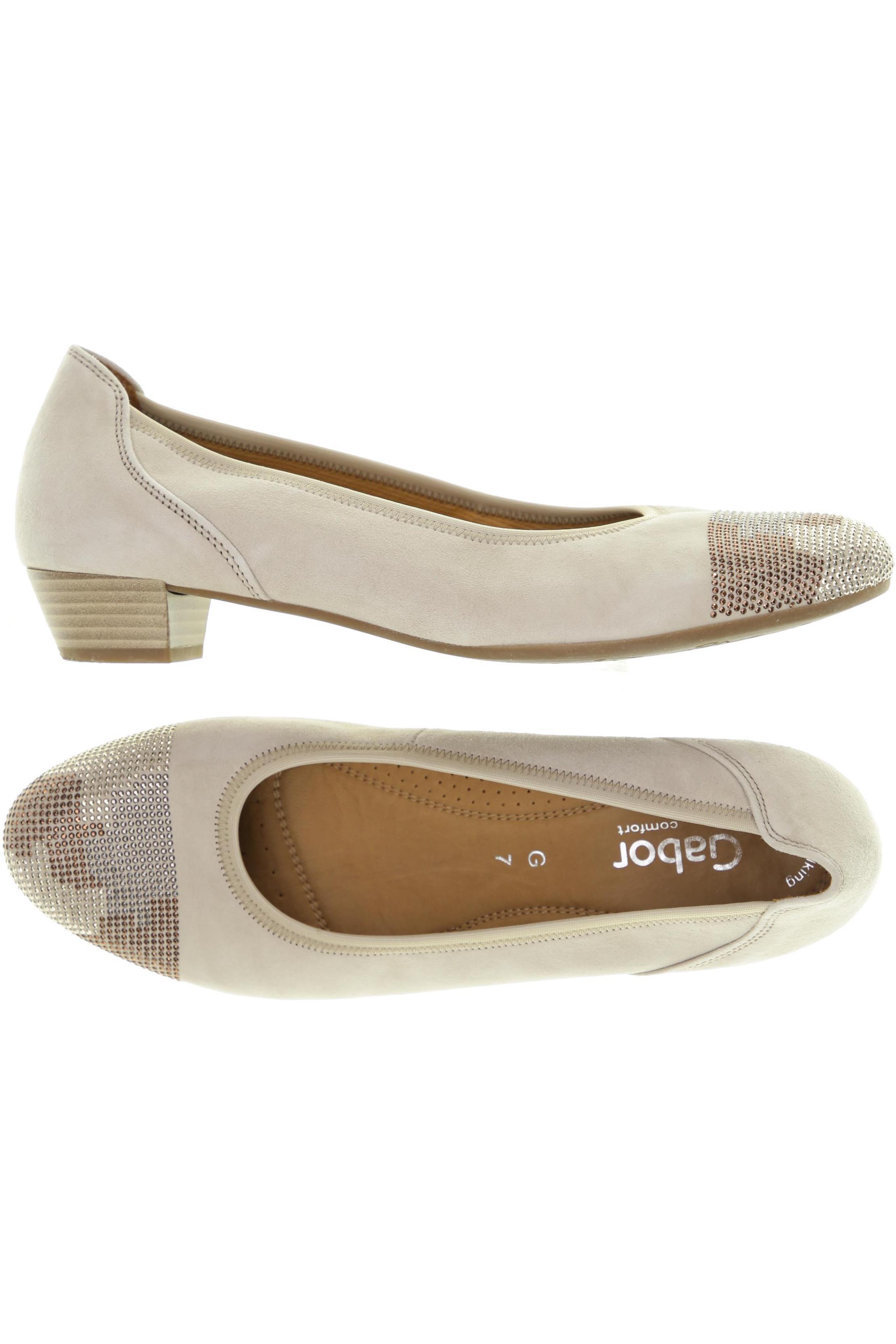 

Gabor Damen Pumps, beige, Gr. 7