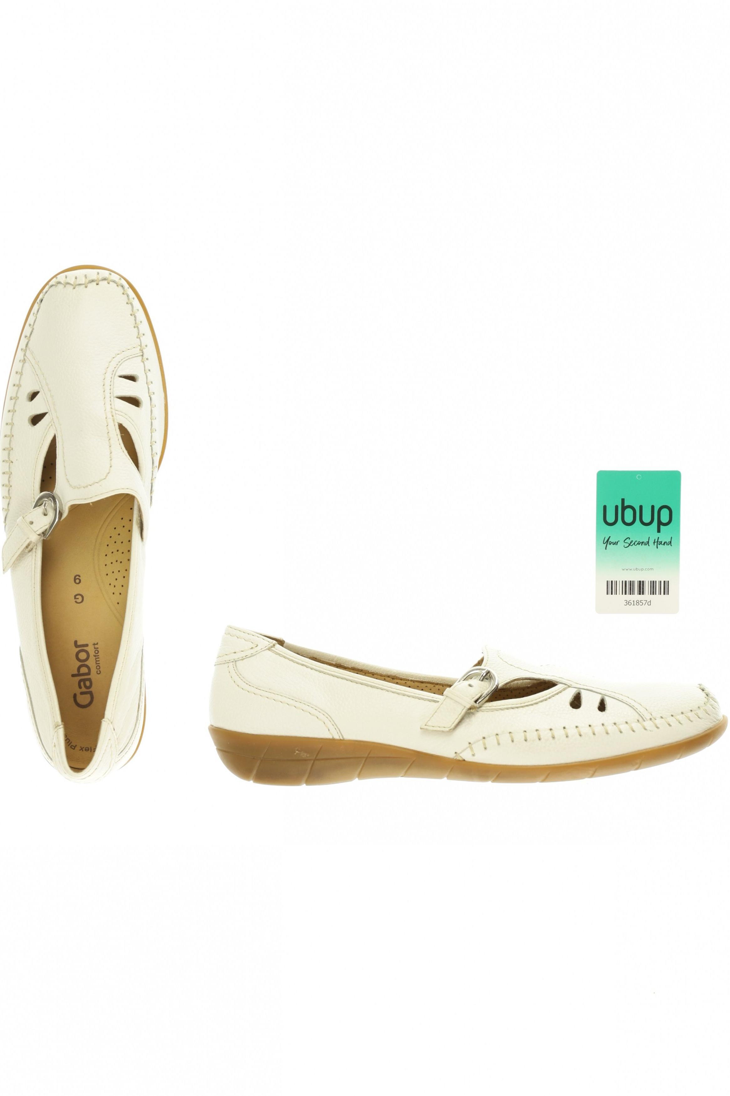 

Gabor Damen Halbschuh, weiß, Gr. 6