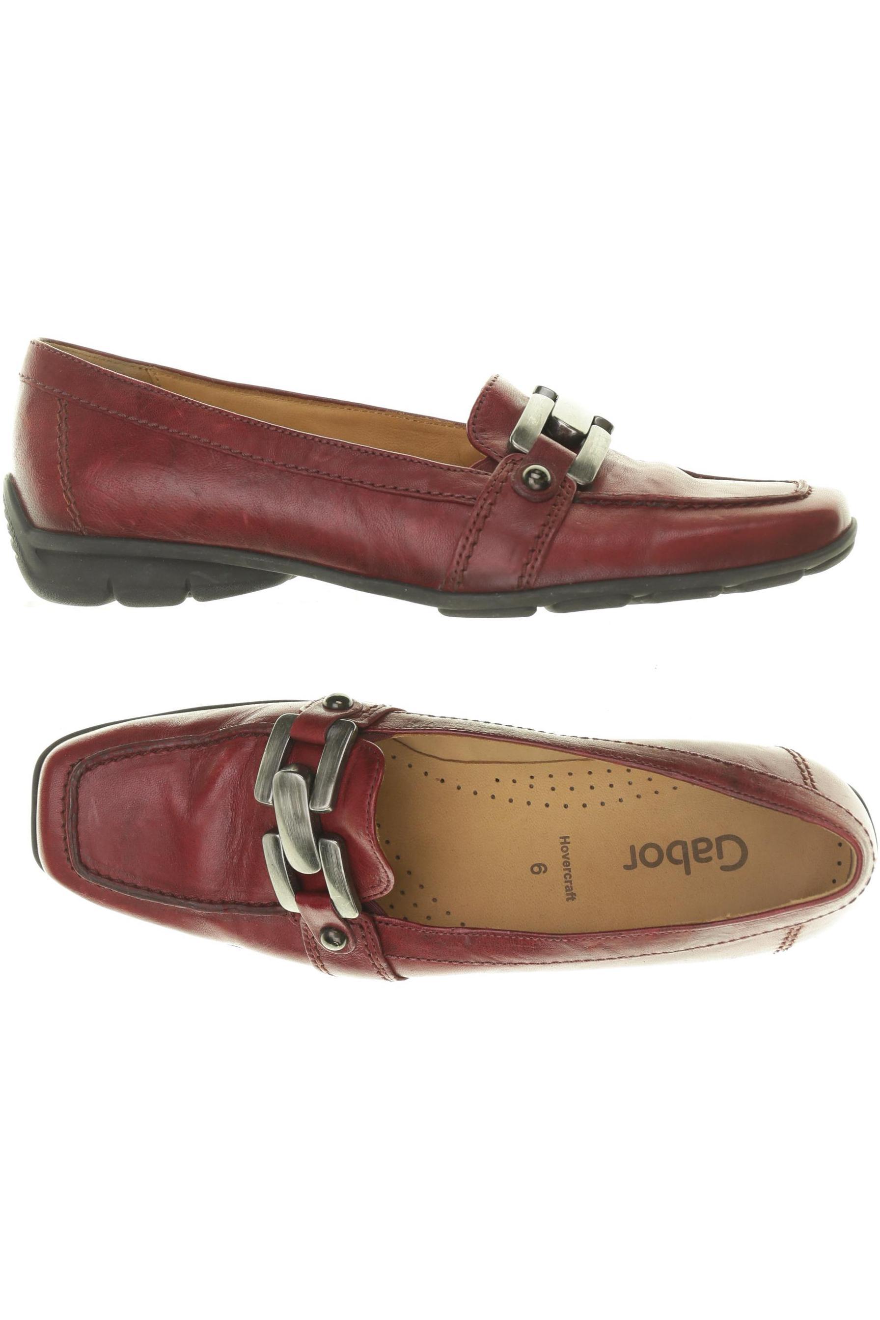 

Gabor Damen Halbschuh, rot, Gr. 6