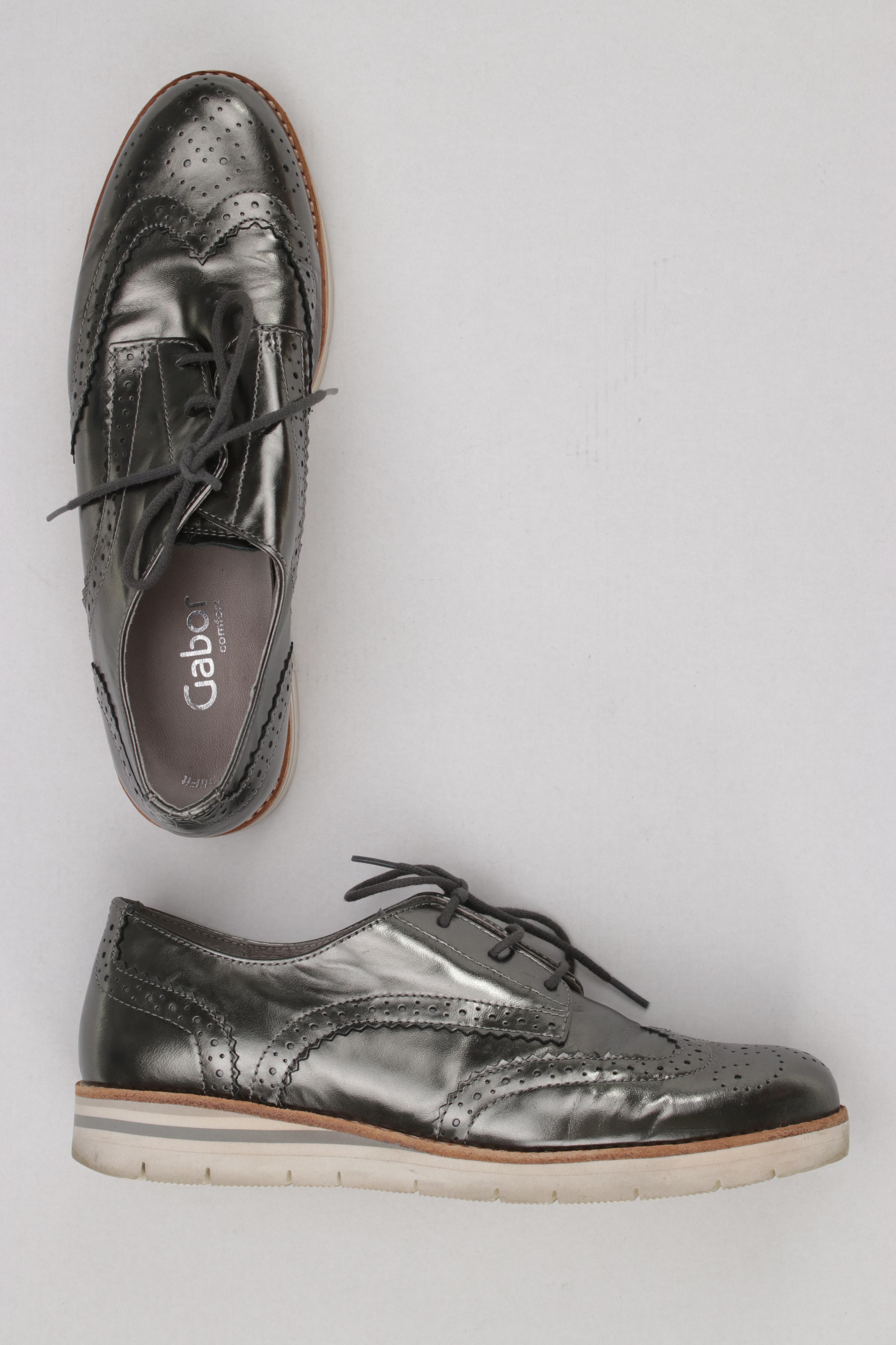 

Gabor Damen Halbschuh, silber, Gr. 5