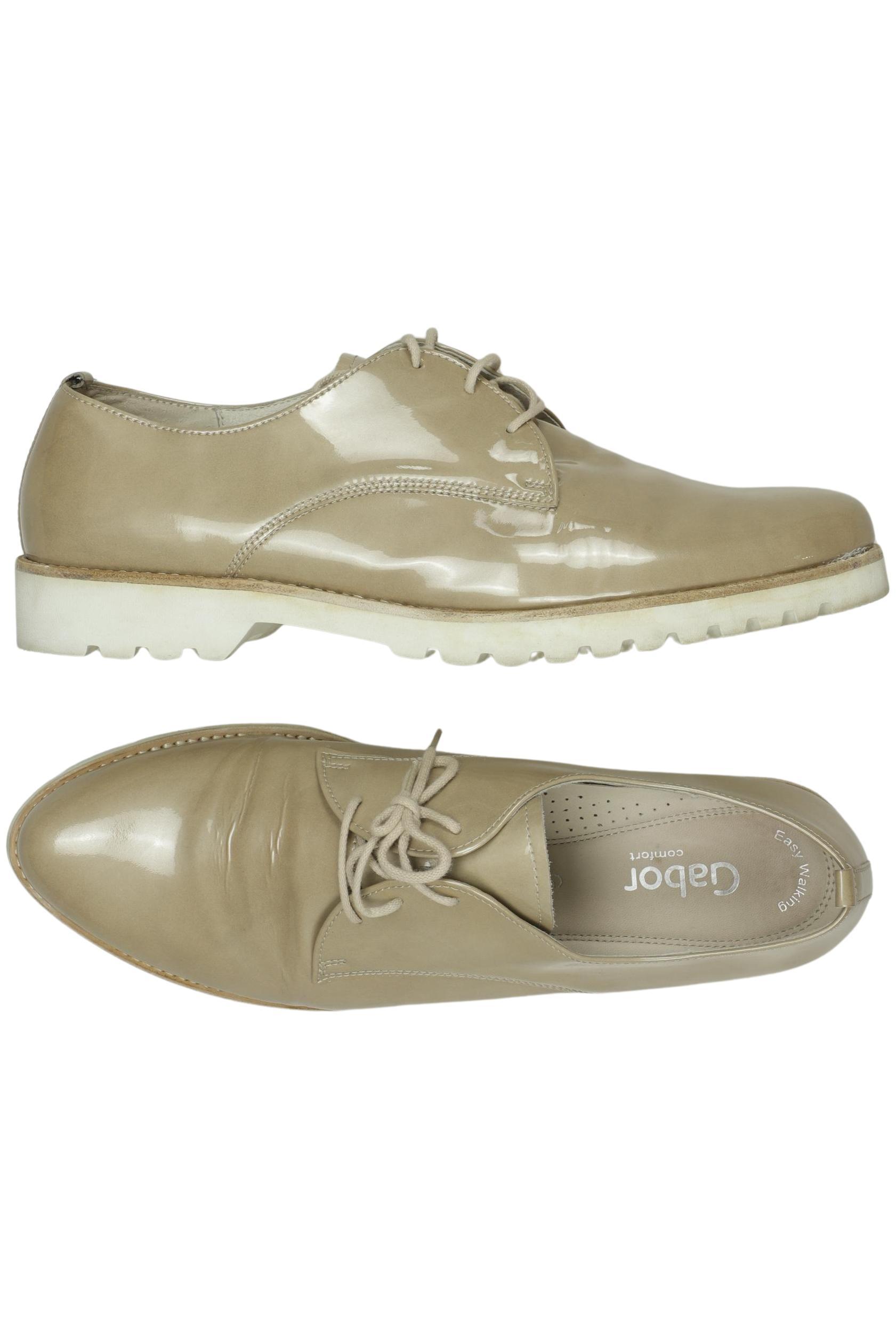 

Gabor Damen Halbschuh, beige, Gr. 8.5