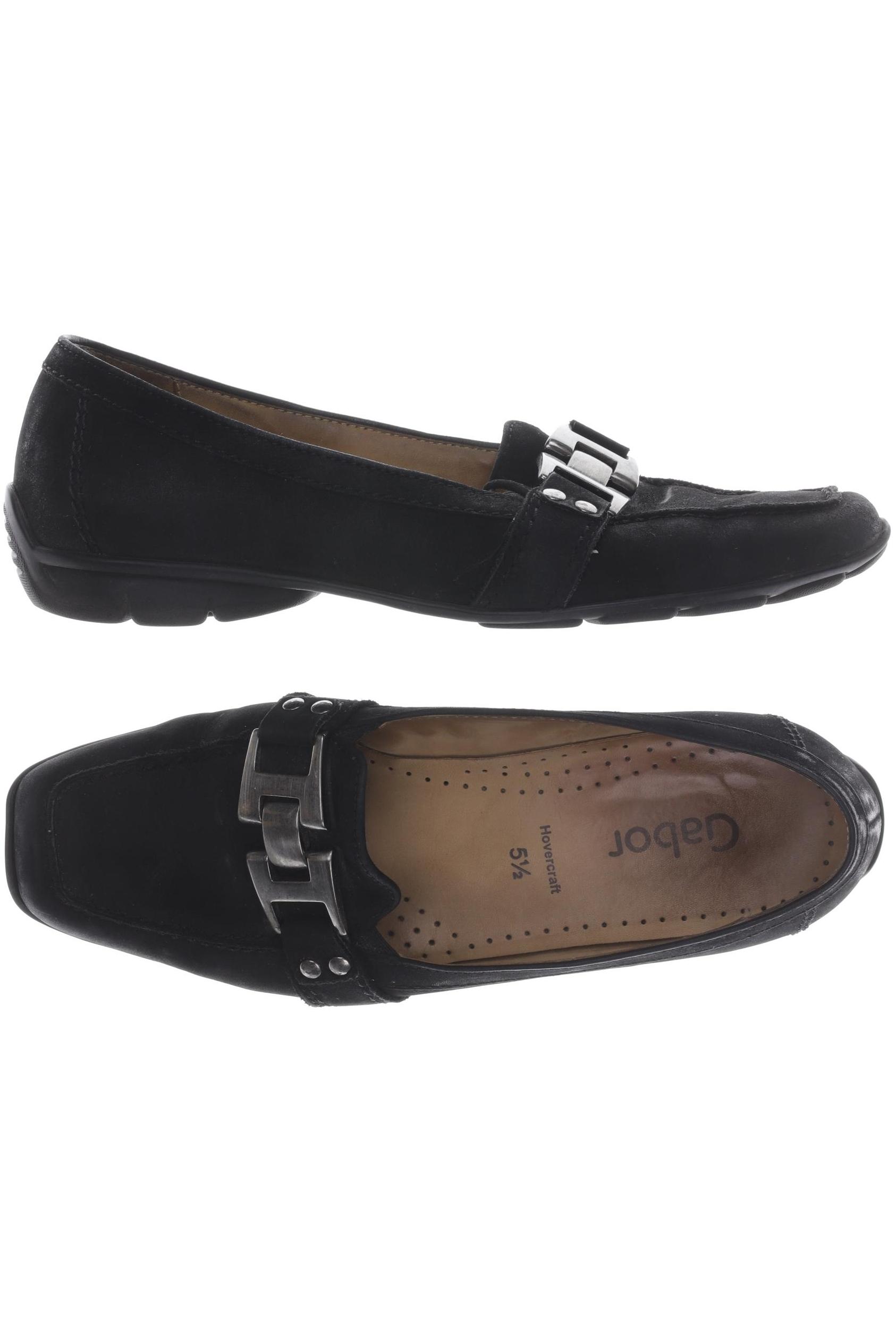 

Gabor Damen Halbschuh, schwarz, Gr. 5.5