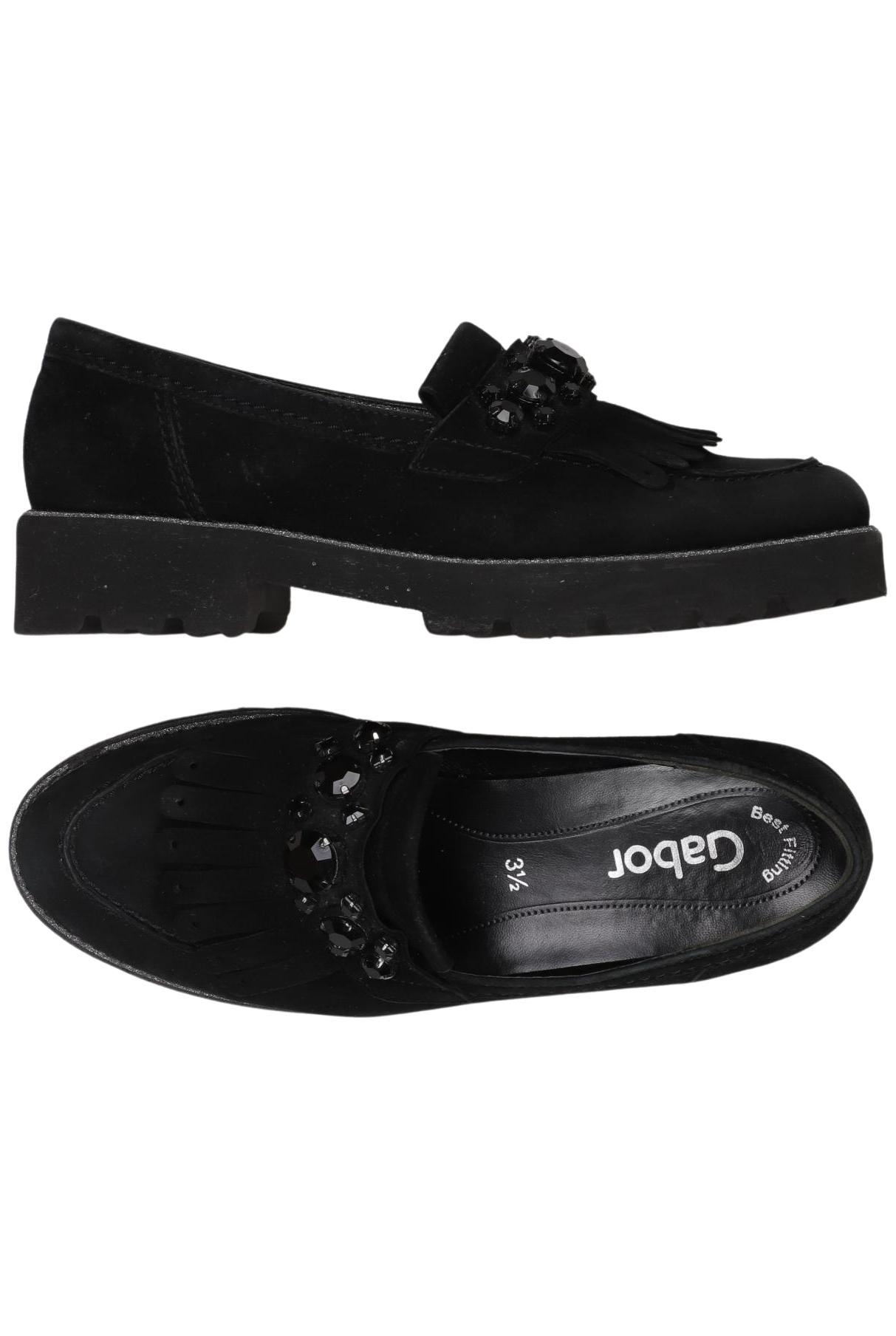 

Gabor Damen Halbschuh, schwarz, Gr. 3.5