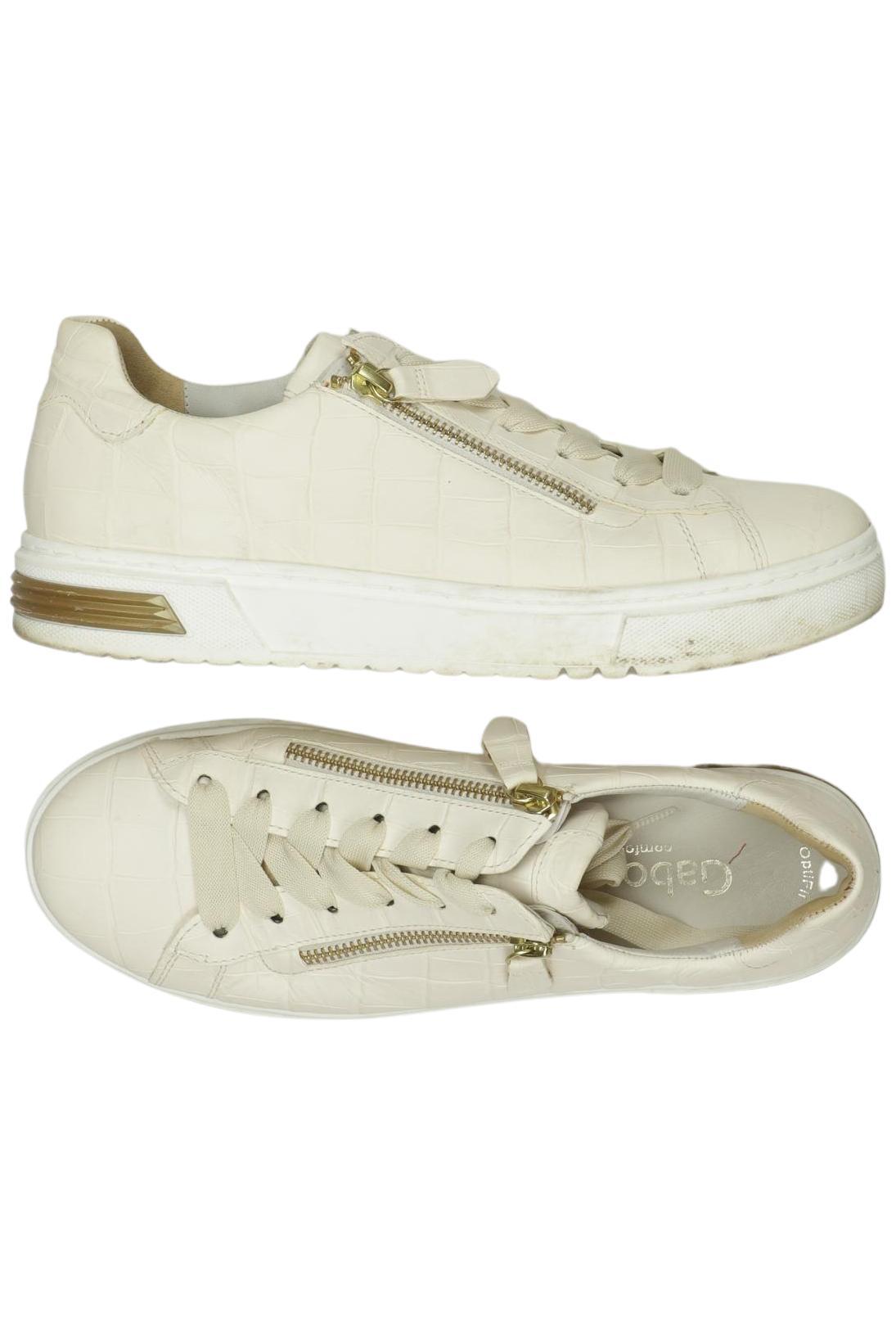 

Gabor Damen Halbschuh, cremeweiß, Gr. 5.5