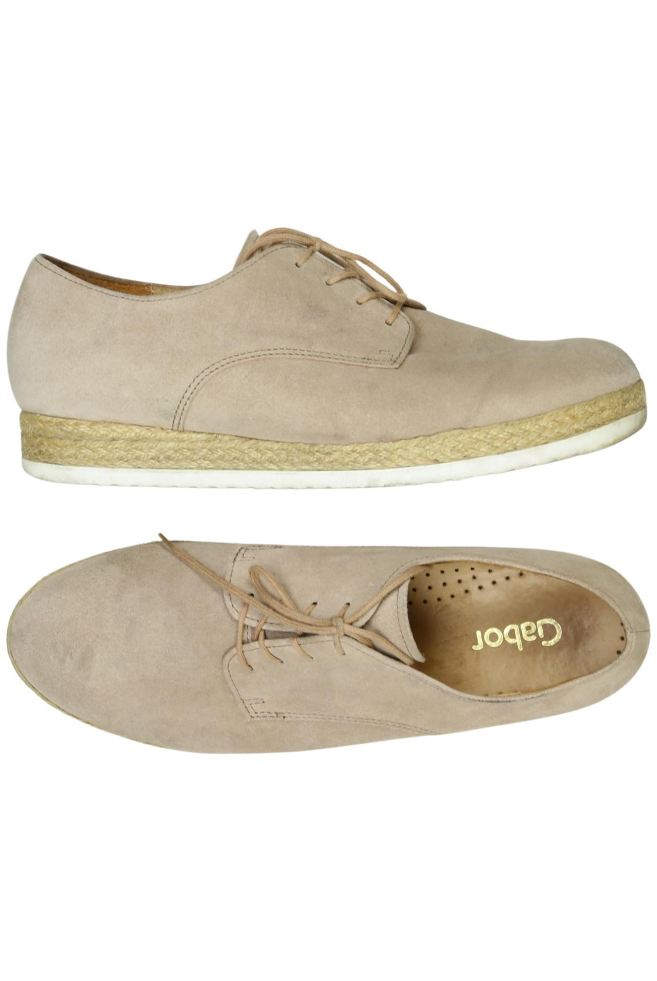 

Gabor Damen Halbschuh, beige, Gr. 5.5