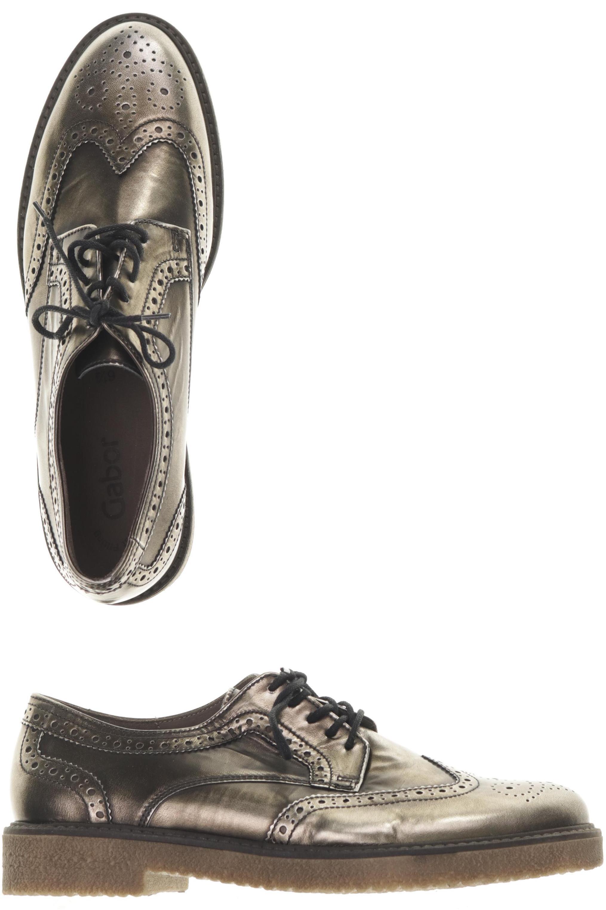 

Gabor Damen Halbschuh, silber, Gr. 6.5