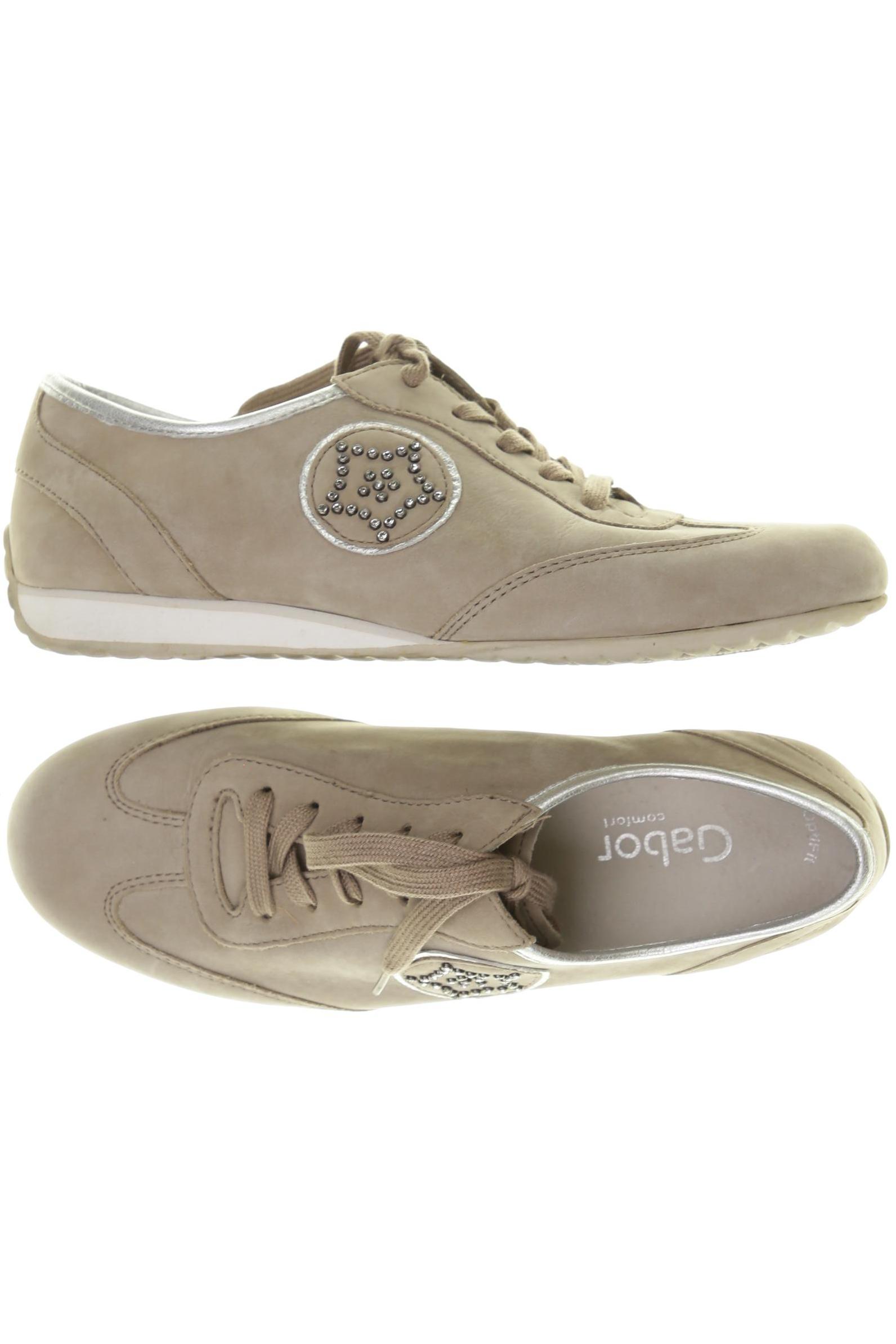 

Gabor Damen Halbschuh, beige, Gr. 5.5