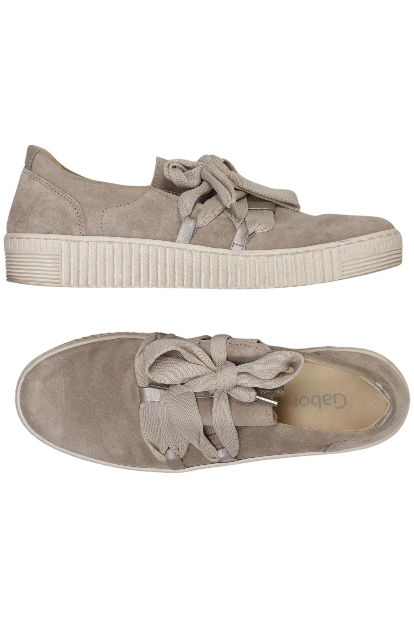 

Gabor Damen Halbschuh, beige, Gr. 7.5