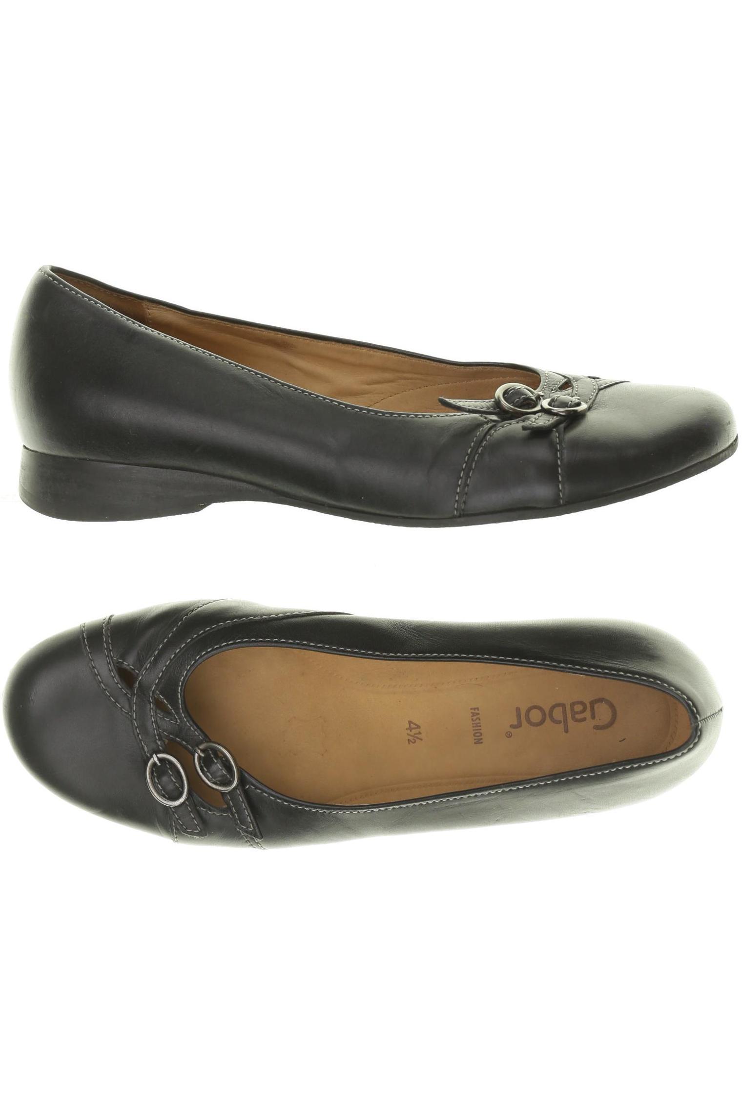 

Gabor Damen Ballerinas, schwarz, Gr. 4.5