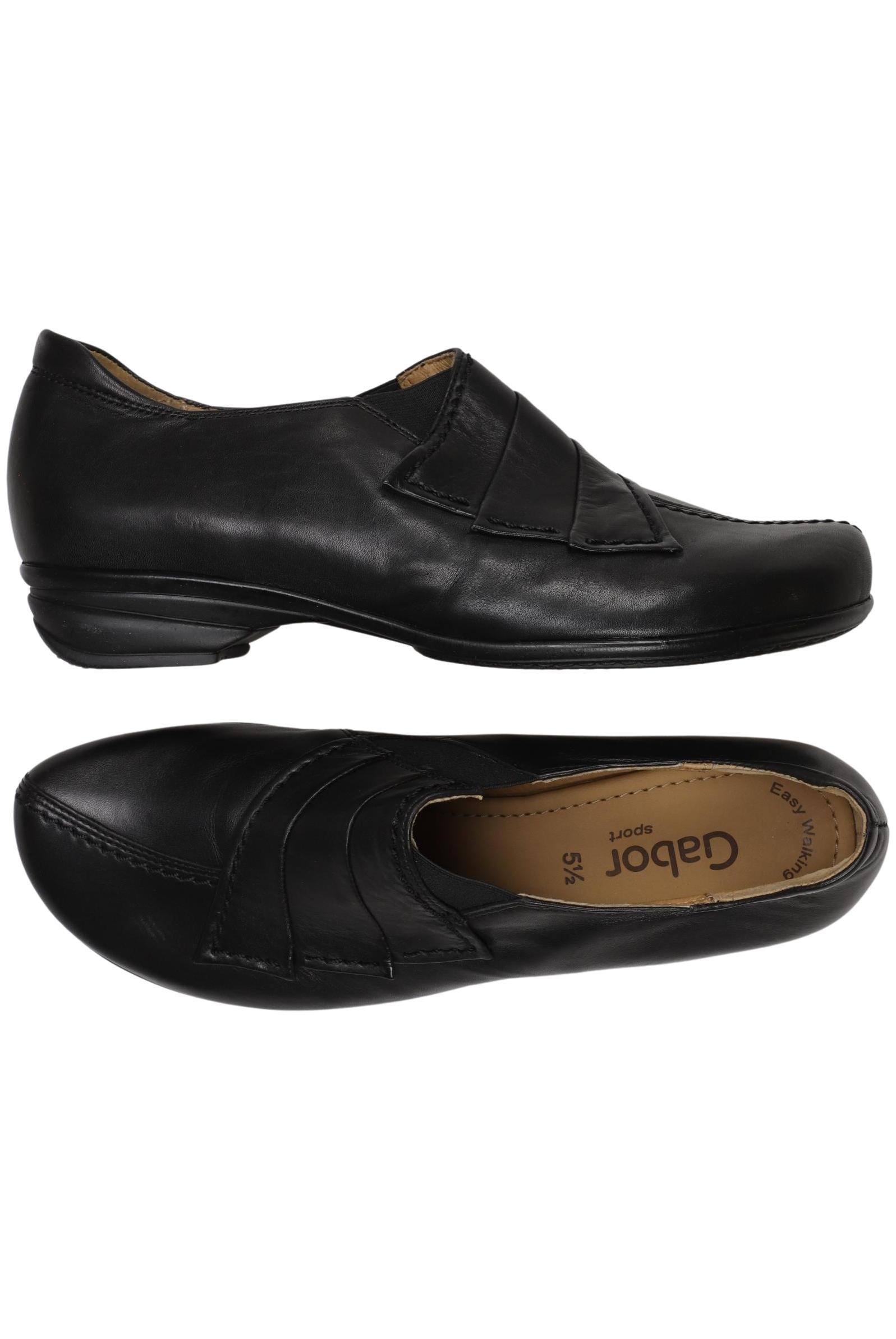 

Gabor Damen Halbschuh, schwarz, Gr. 5.5