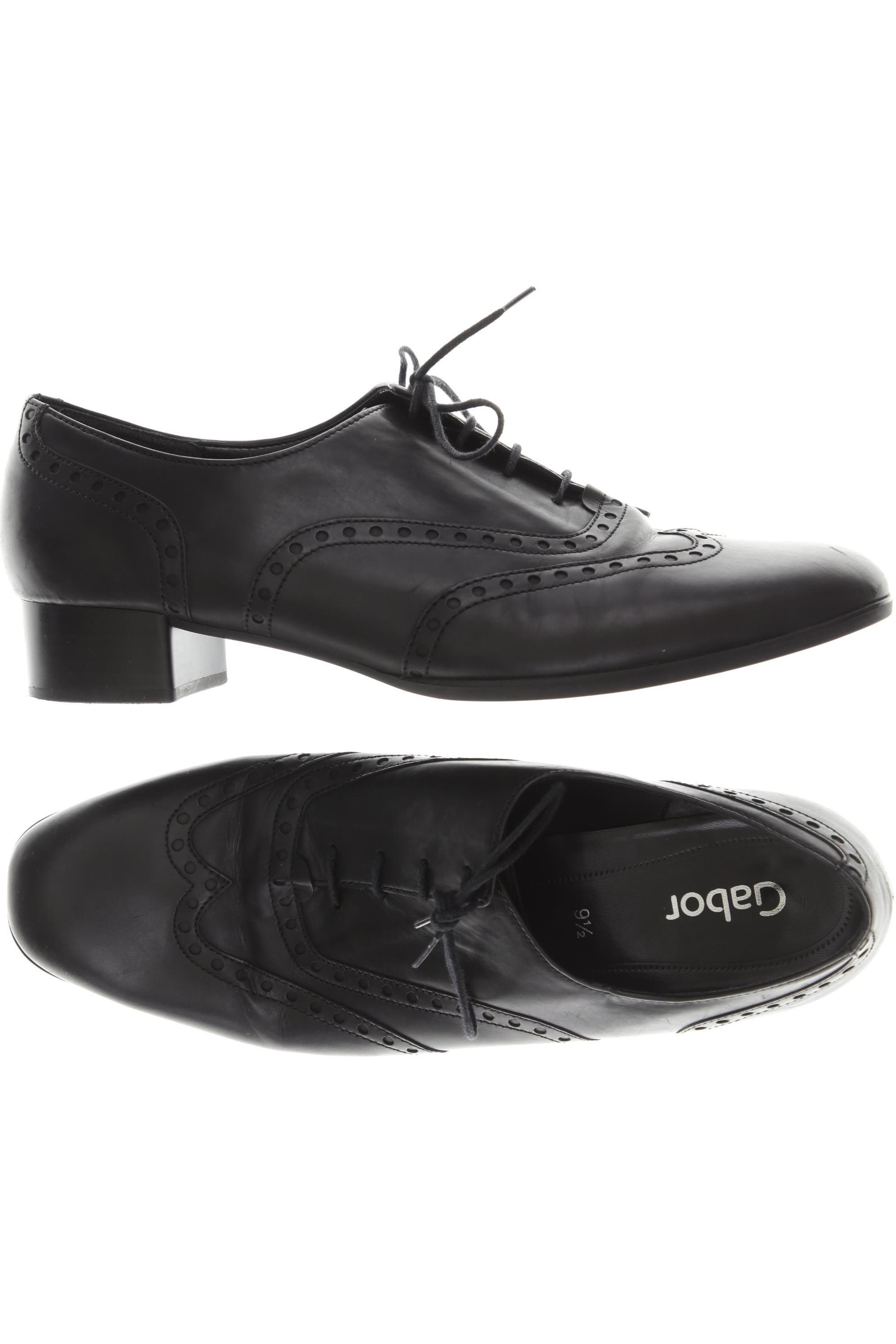 

Gabor Damen Halbschuh, schwarz, Gr. 9.5