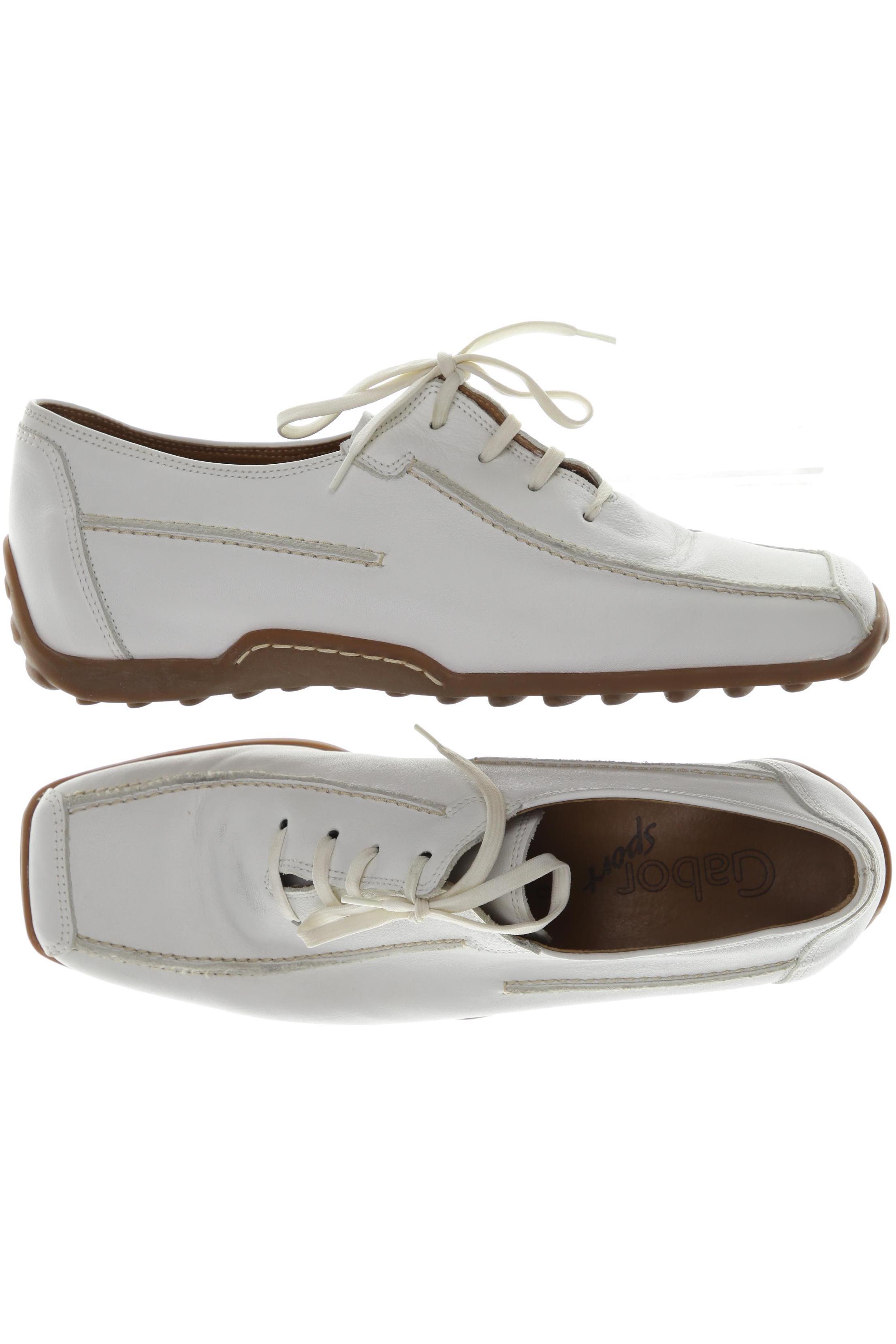 

Gabor Damen Halbschuh, weiß, Gr. 6