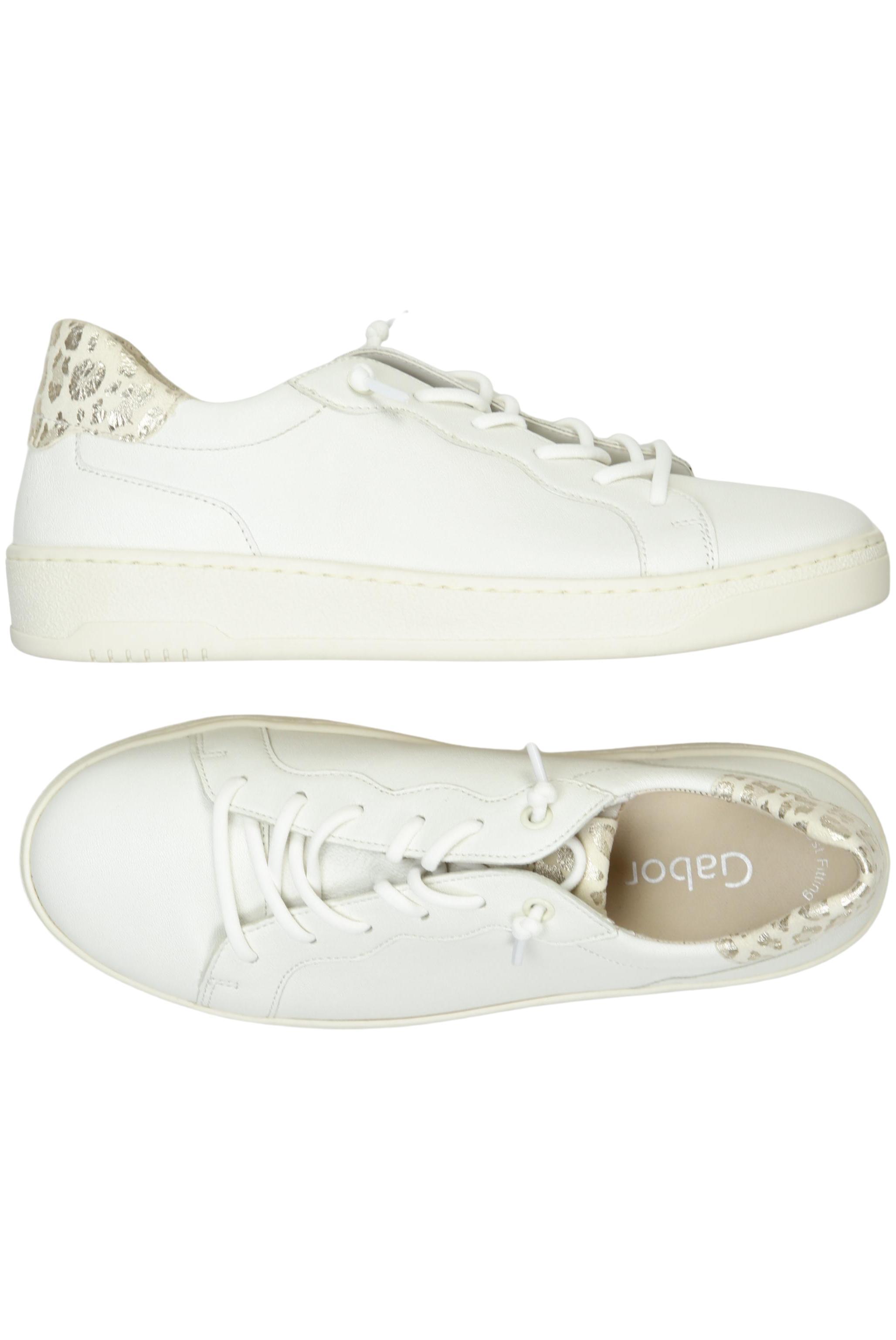 

Gabor Damen Halbschuh, weiß, Gr. 5.5