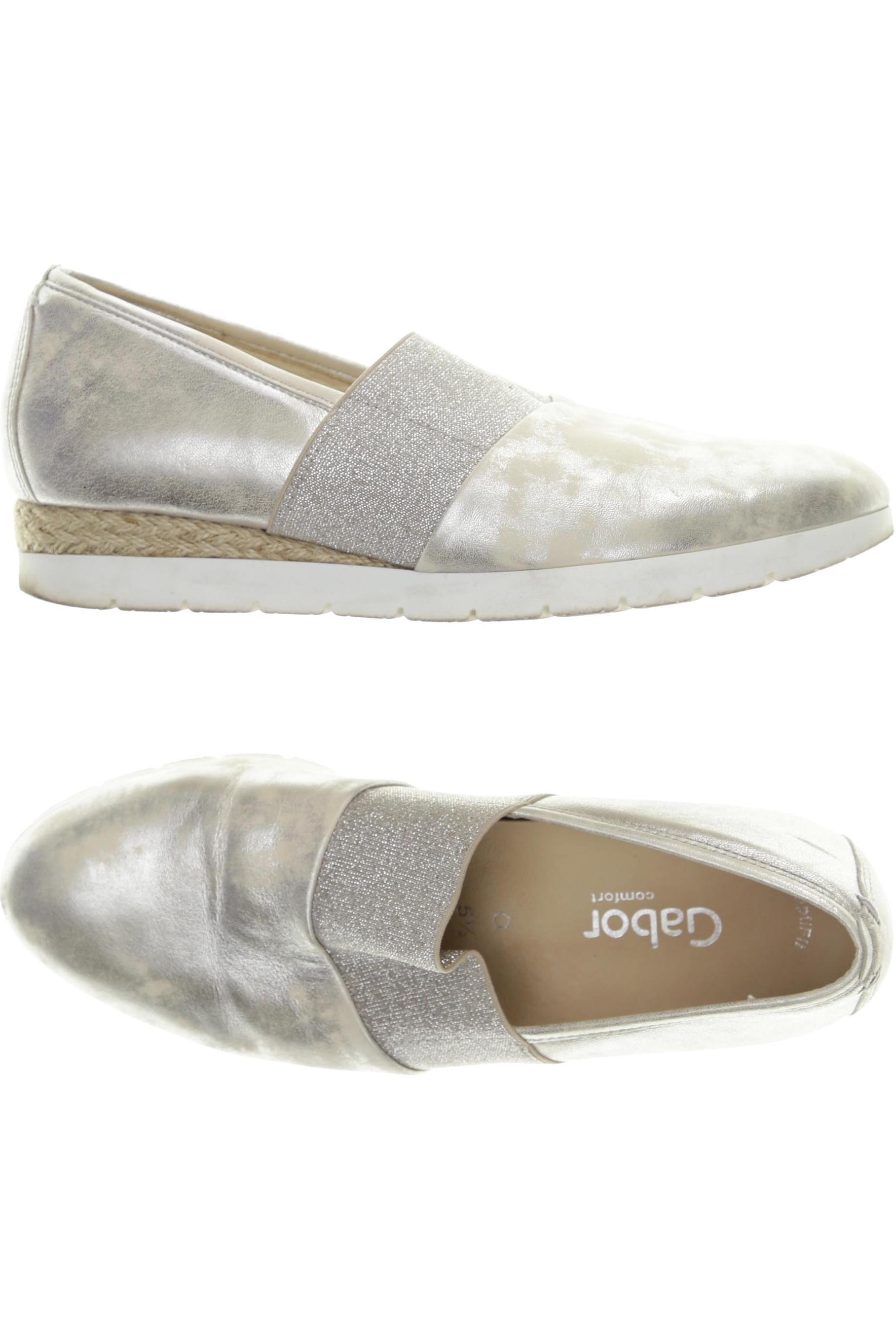 

Gabor Damen Halbschuh, silber, Gr. 5.5