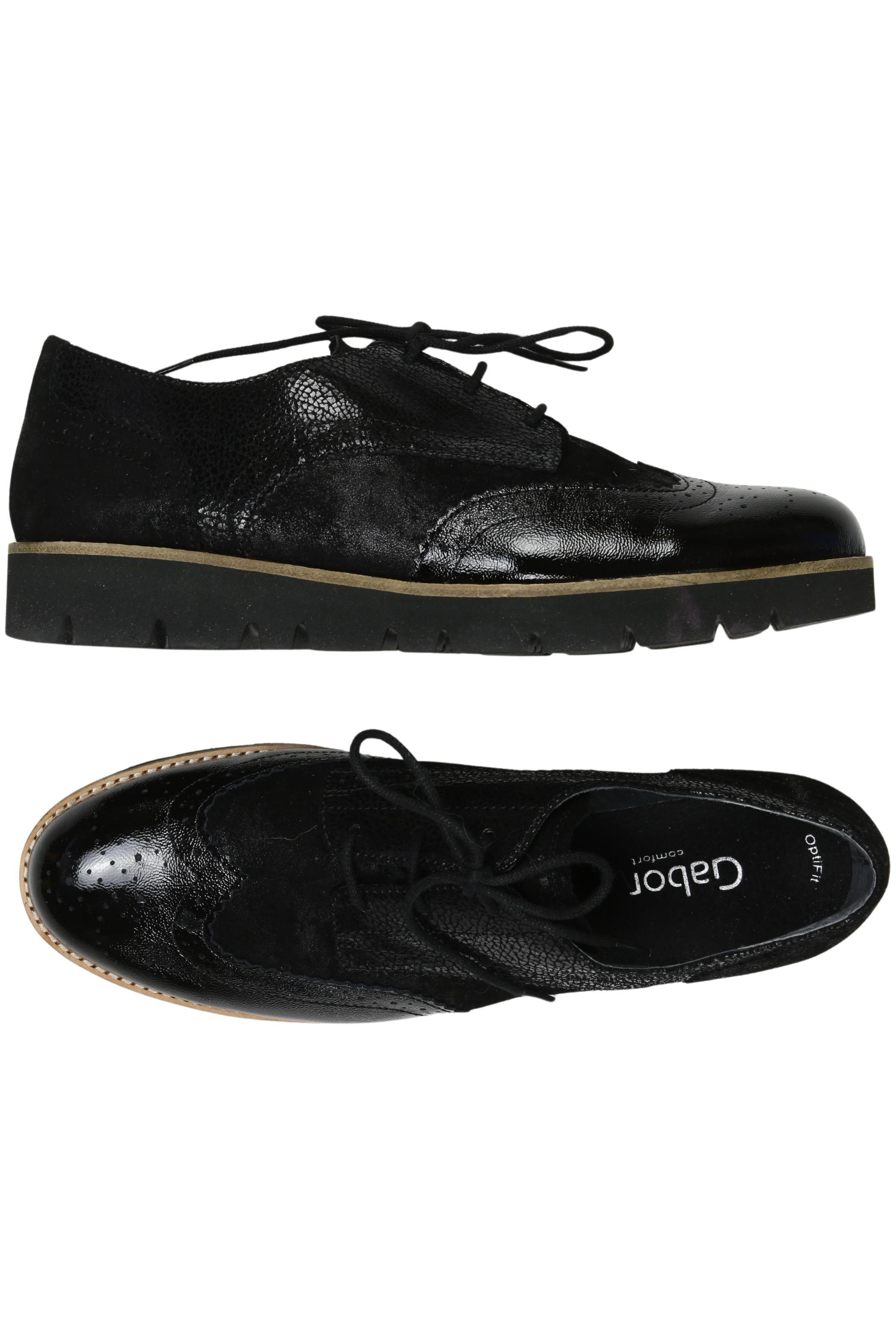 

Gabor Damen Halbschuh, schwarz, Gr. 8