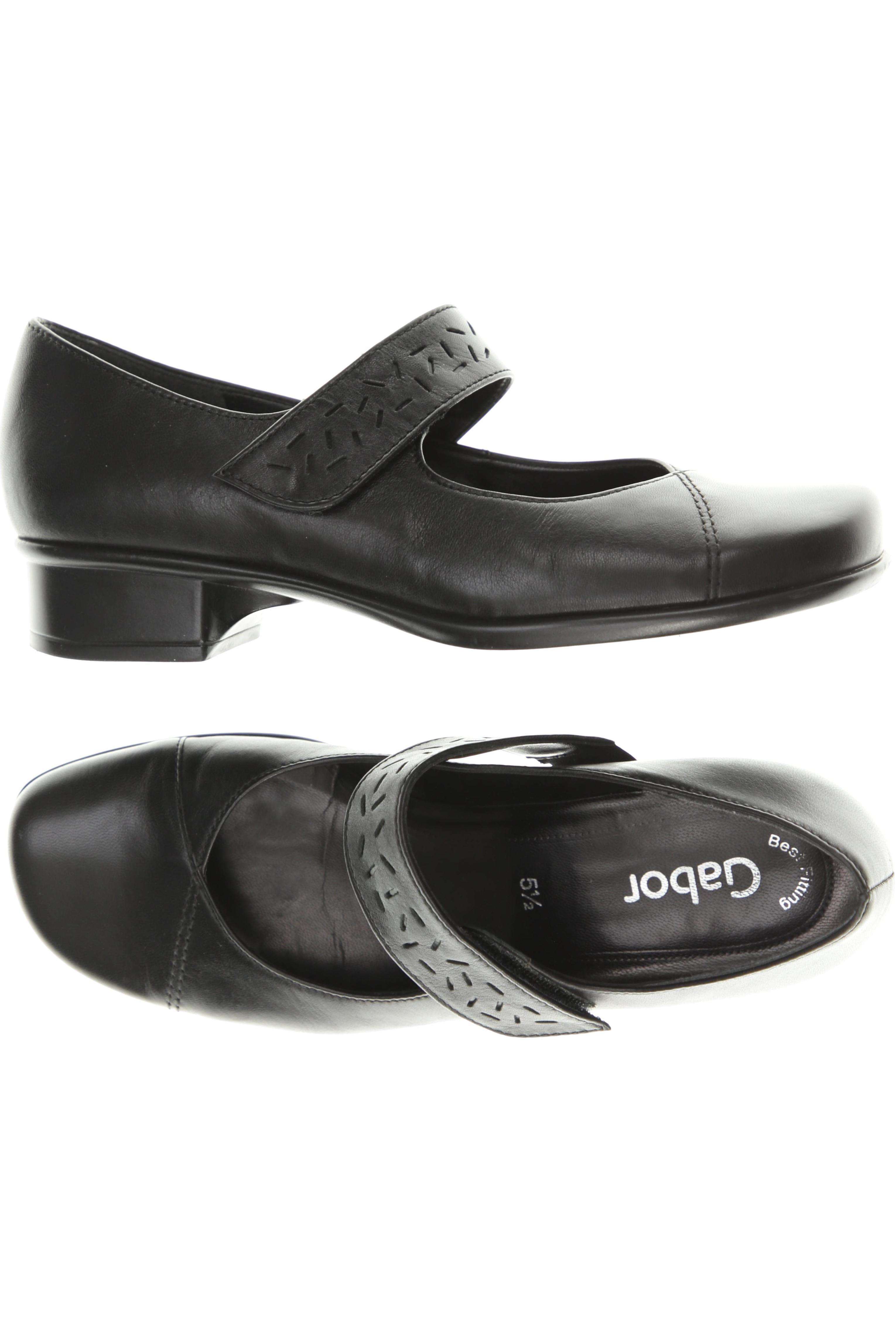 

Gabor Damen Halbschuh, schwarz, Gr. 5.5